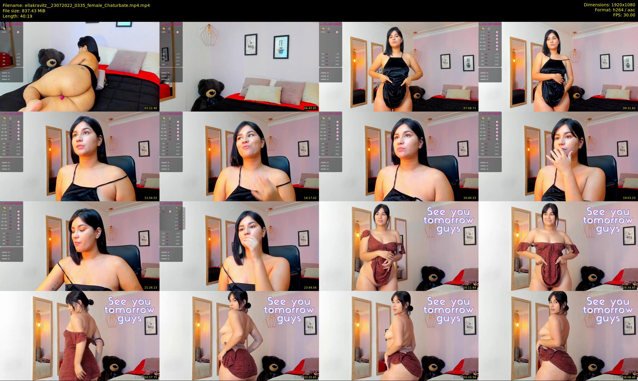 ellakravitz_ — 41 minute Chaturbate female cam show recording, 1080p, Jul 23, 2022
