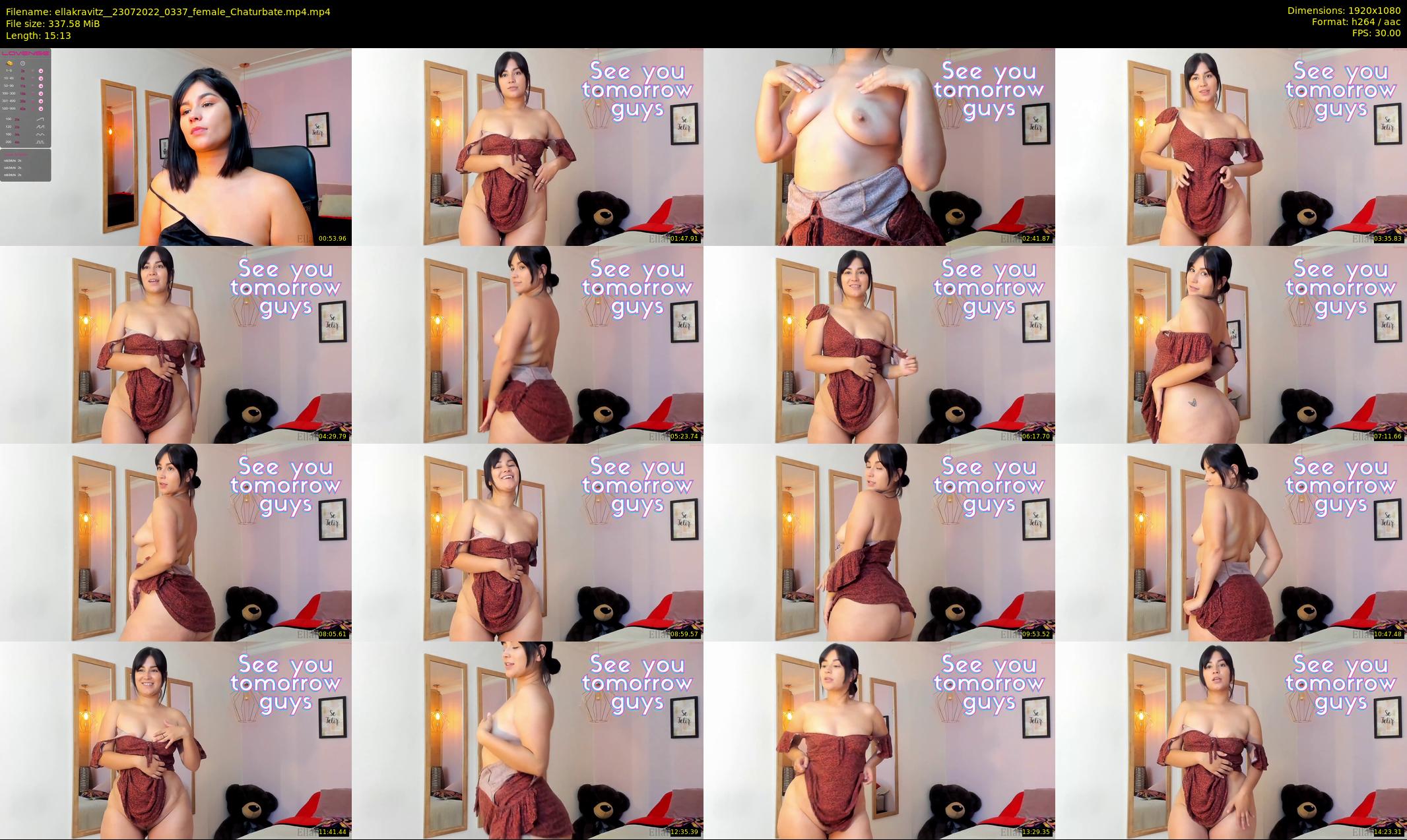 ellakravitz_ — 16 minute Chaturbate female cam show recording, 1080p, Jul 23, 2022