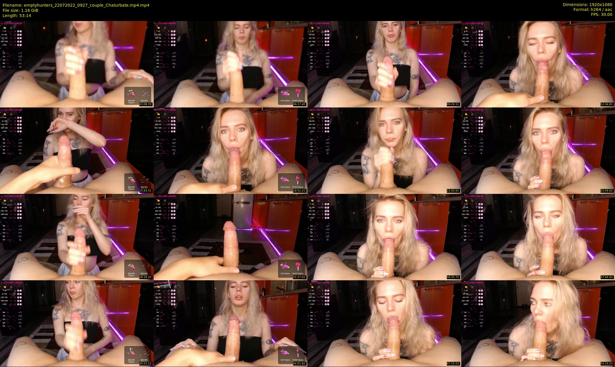 emptyhunters — 54 minute Chaturbate couple cam show recording, 1080p, Jul 22, 2022