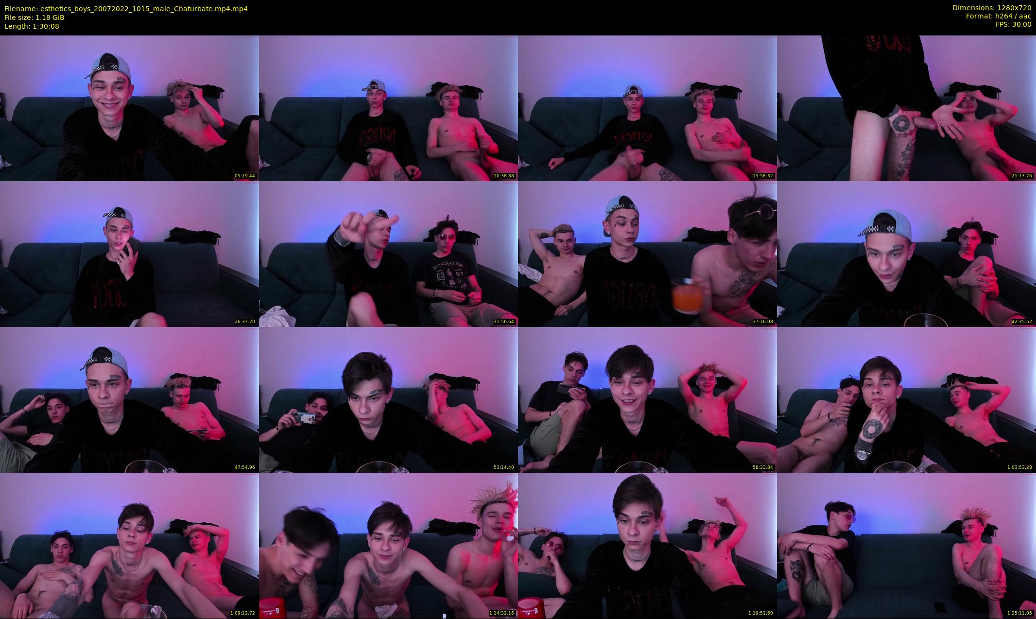 esthetics_boys — 91 minute Chaturbate male cam show recording, 720p, Jul 20, 2022