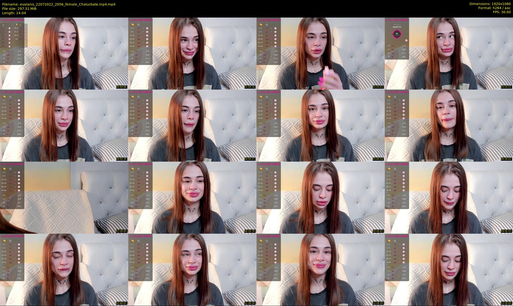 evalanis — 15 minute Chaturbate couple cam show recording, 1080p, Jul 22, 2022