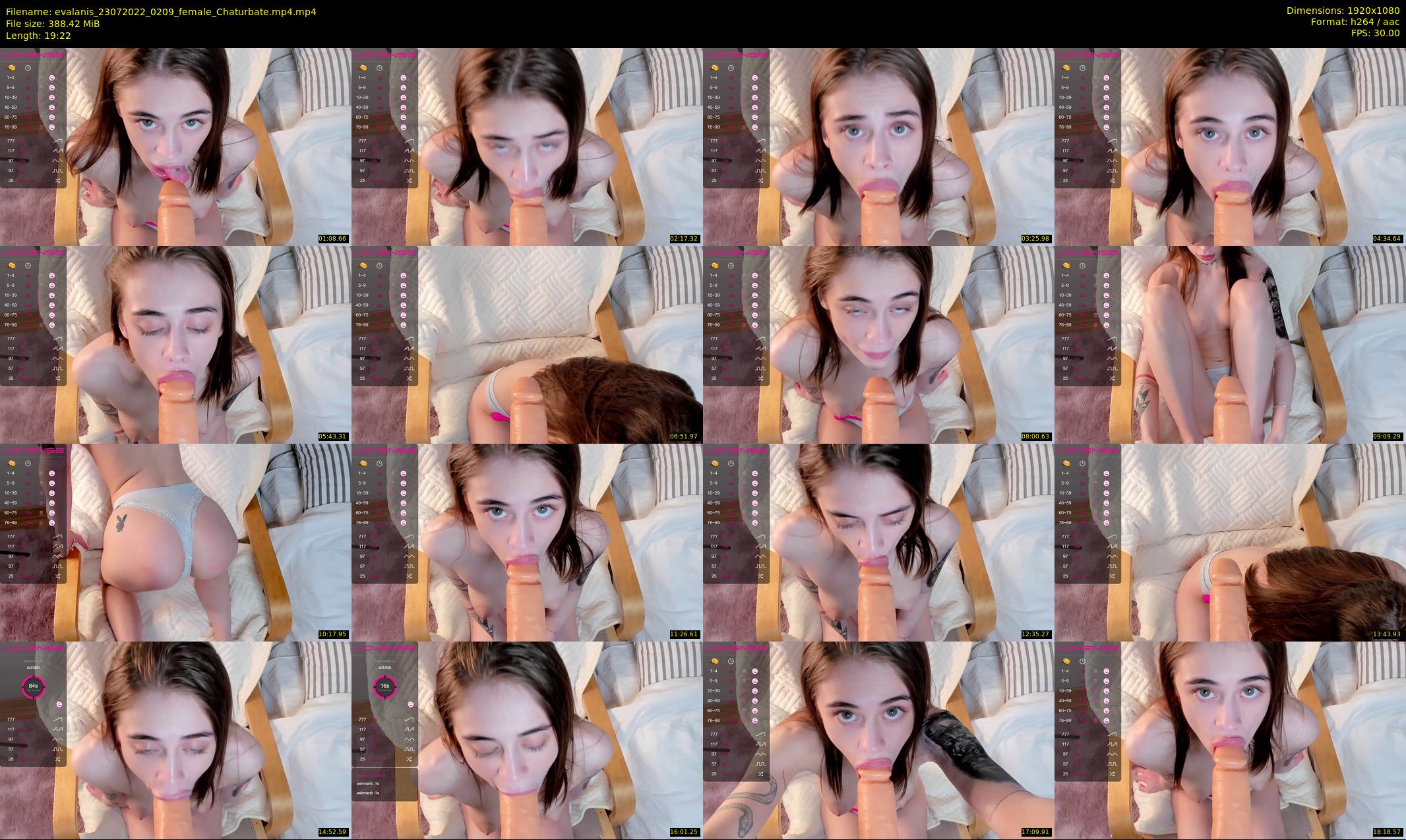 evalanis — 20 minute Chaturbate couple cam show recording, 1080p, Jul 23, 2022