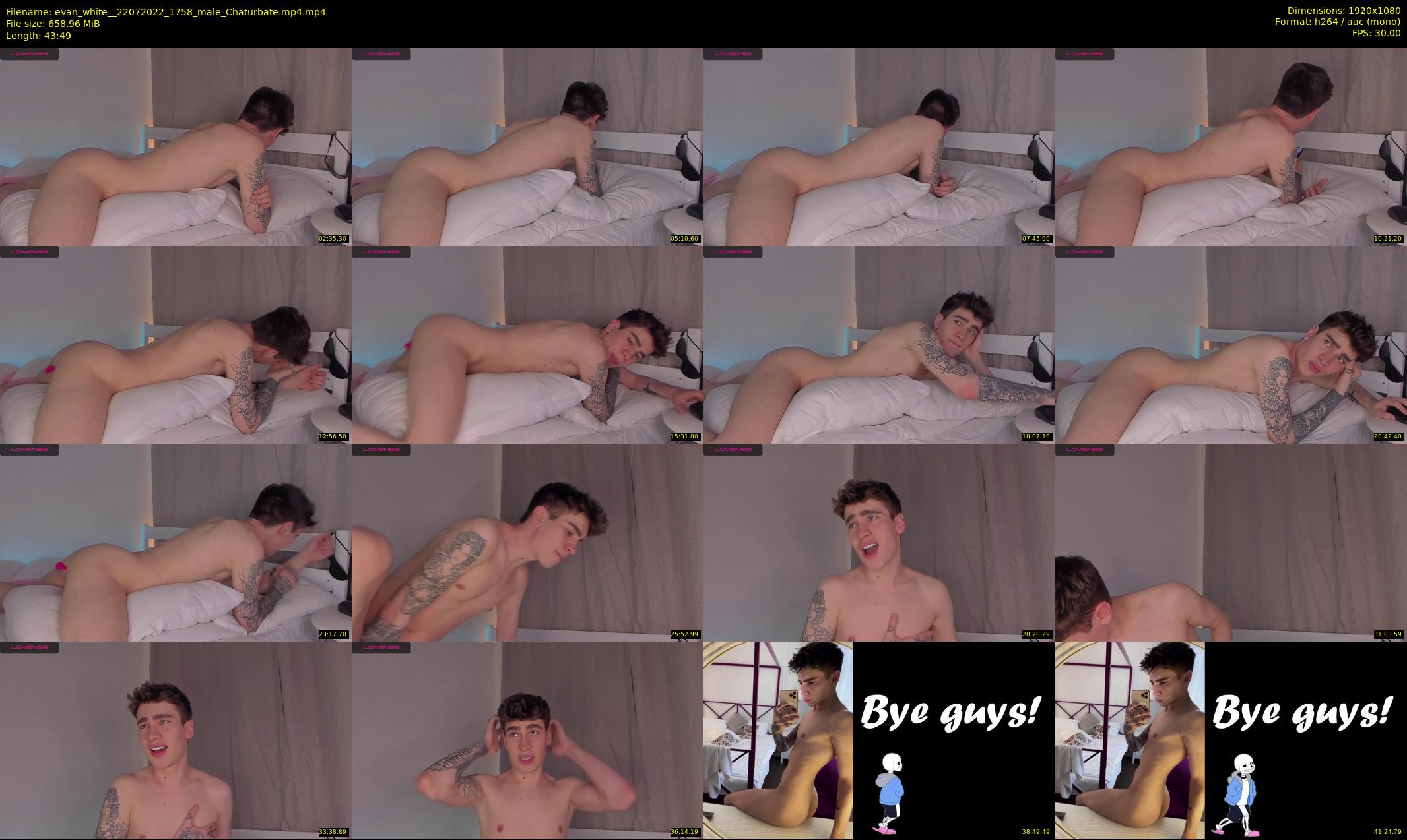 evan_white_ — 44 minute Chaturbate male cam show recording, 1080p, Jul 22, 2022