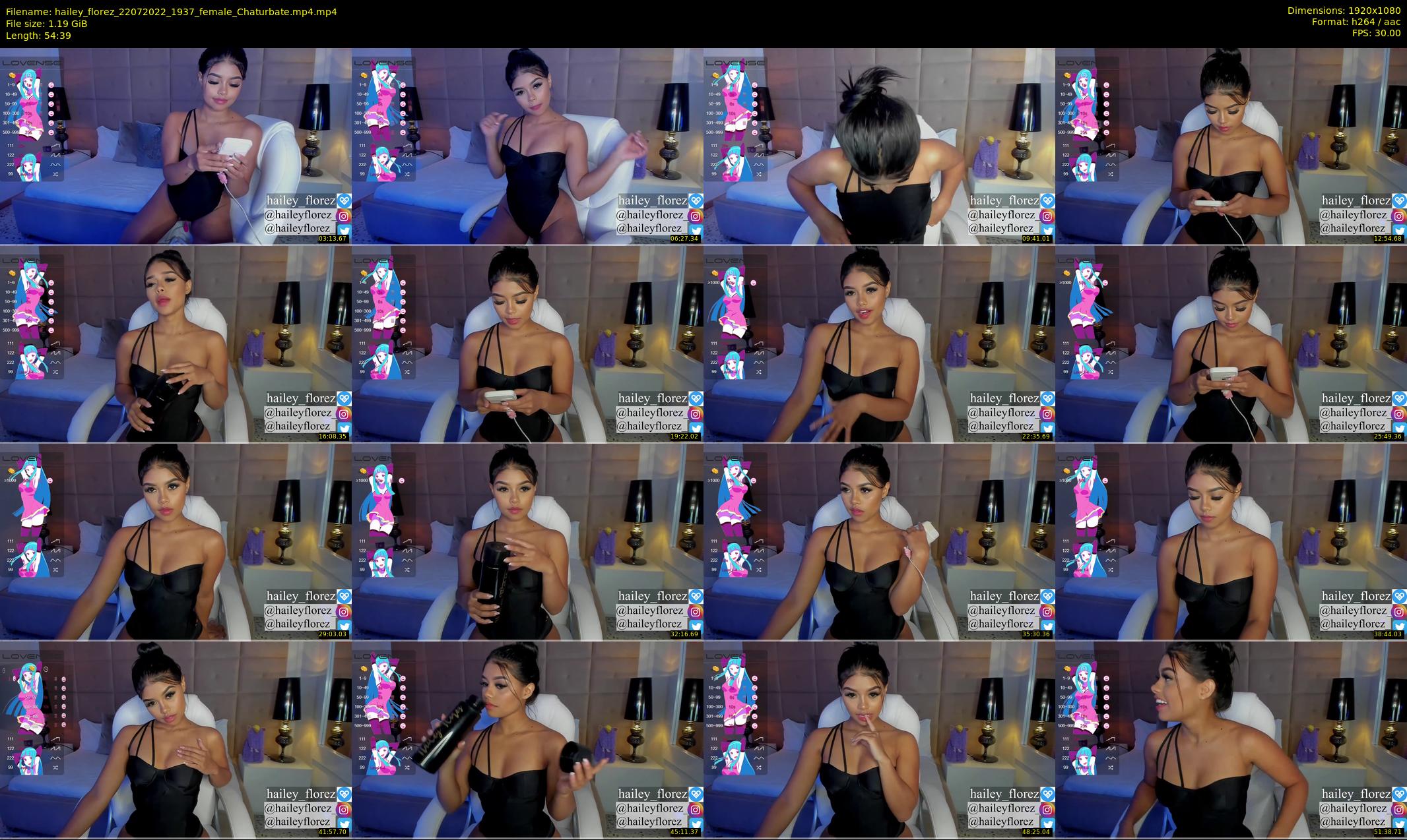 hailey_florez — 55 minute Chaturbate female cam show recording, 1080p, Jul 22, 2022