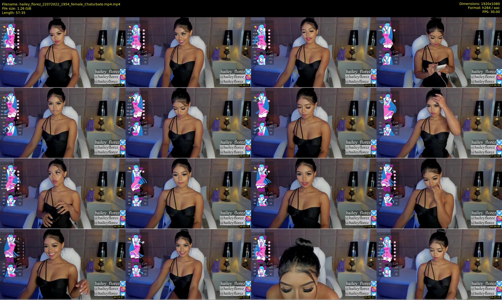 hailey_florez — 58 minute Chaturbate female cam show recording, 1080p, Jul 22, 2022