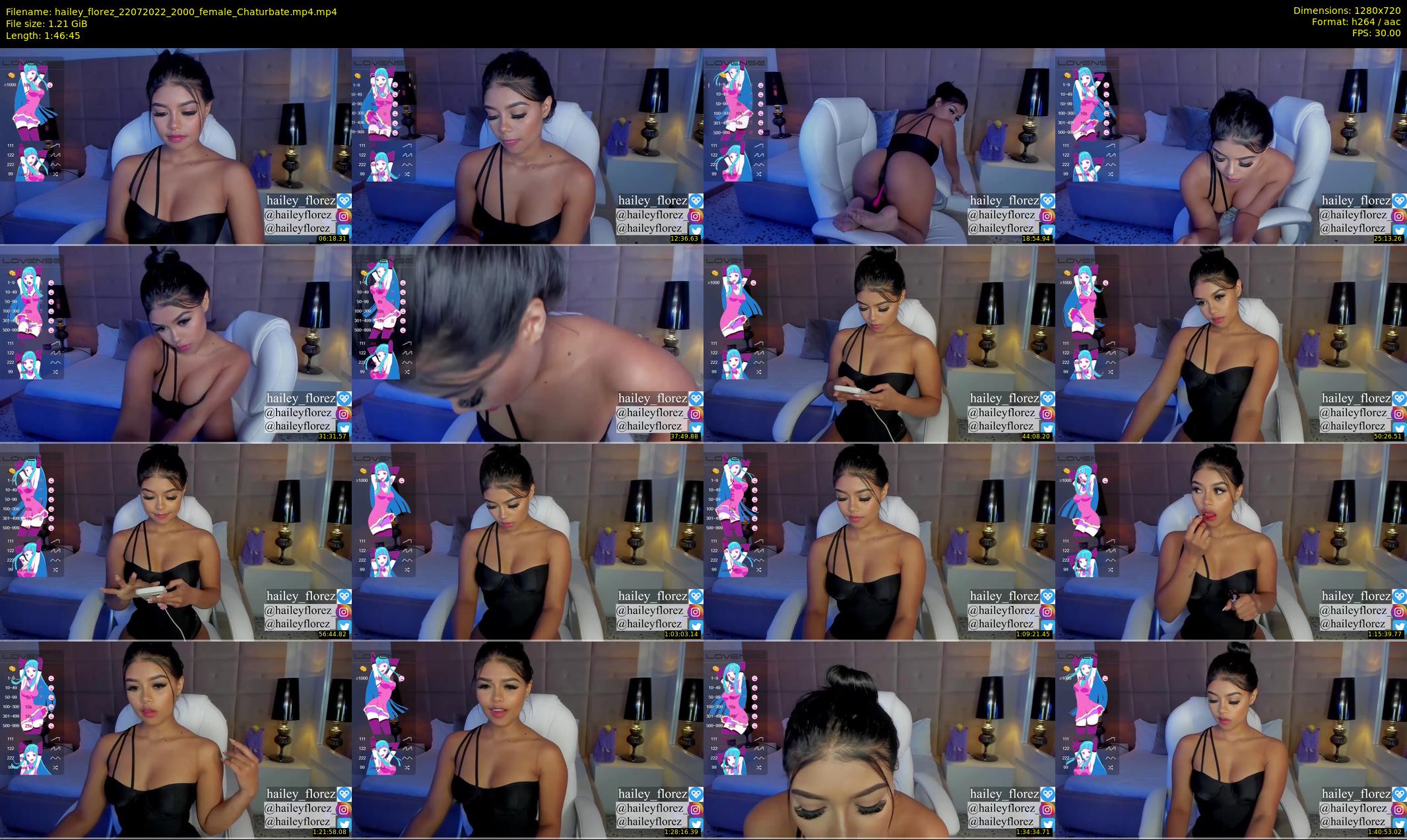 hailey_florez — 107 minute Chaturbate female cam show recording, 720p, Jul 22, 2022