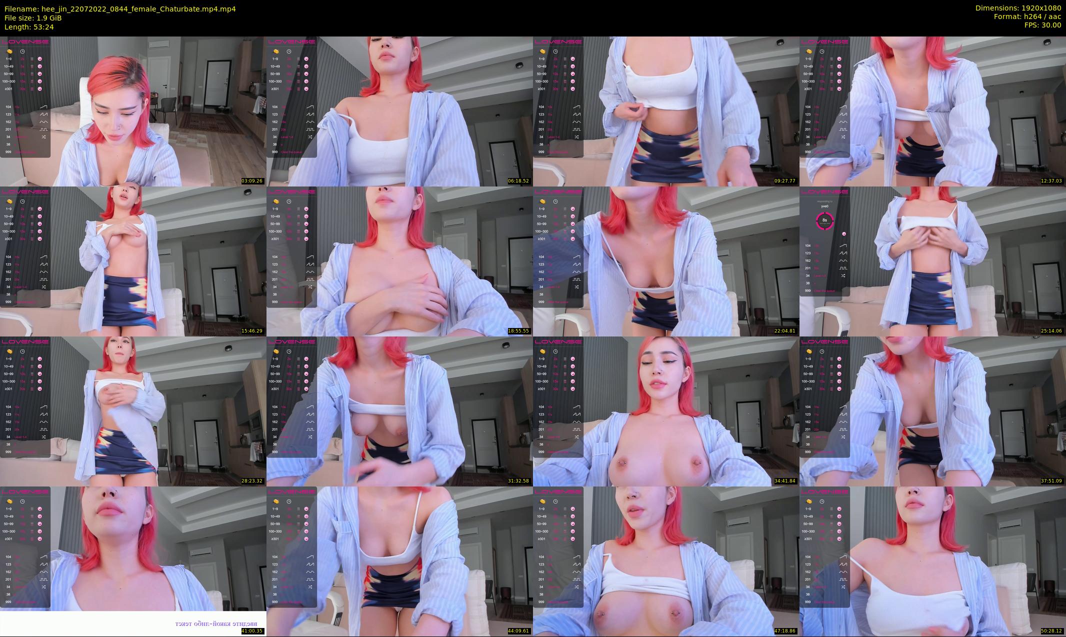 hee_jin — 54 minute Chaturbate female cam show recording, 1080p, Jul 22, 2022