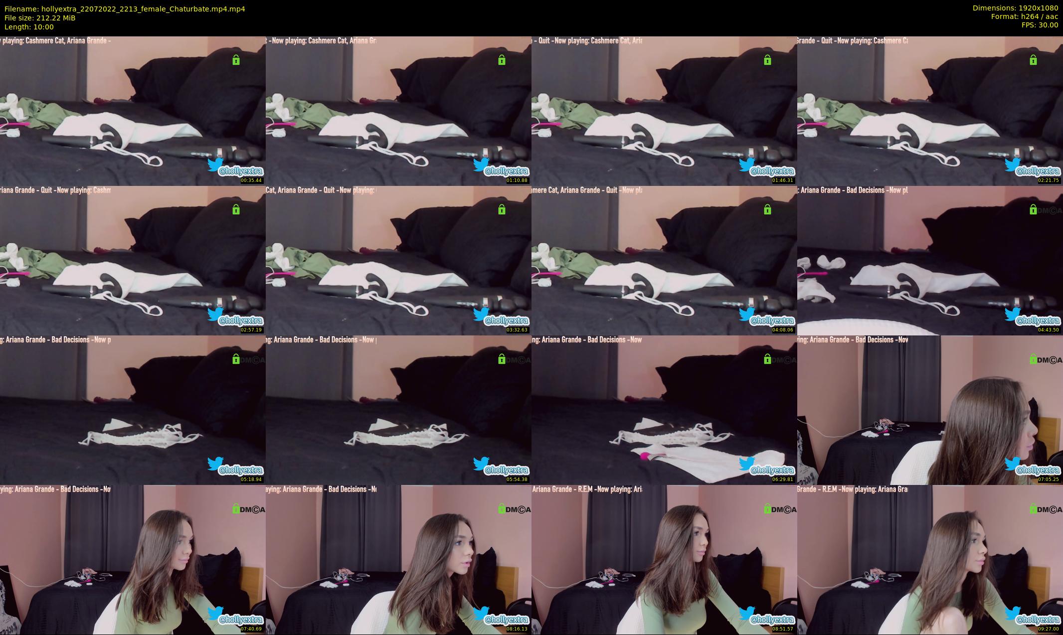 hollyextra — 10 minute Chaturbate female cam show recording, 1080p, Jul 22, 2022