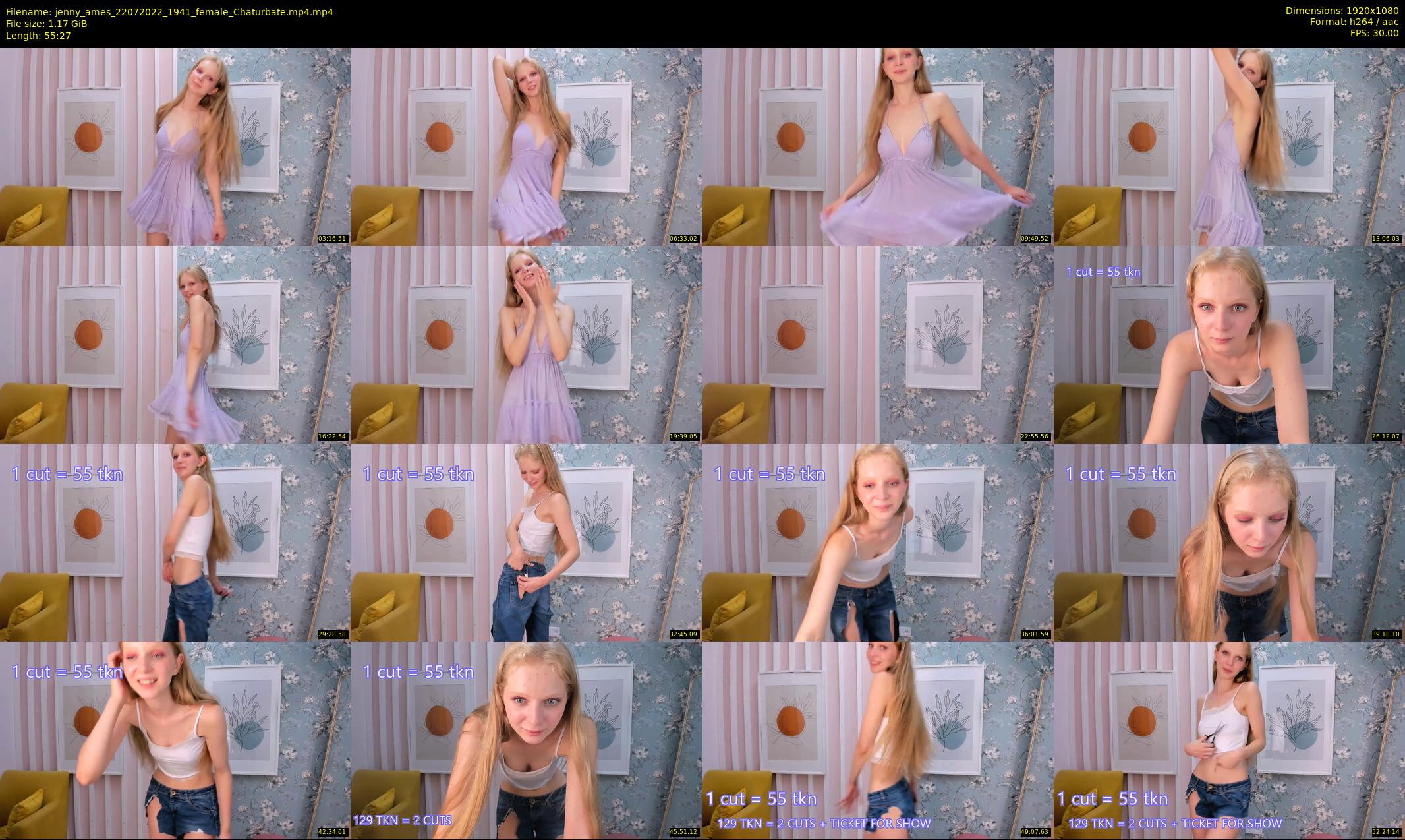 jenny_ames — 56 minute Chaturbate female cam show recording, 1080p, Jul 22, 2022