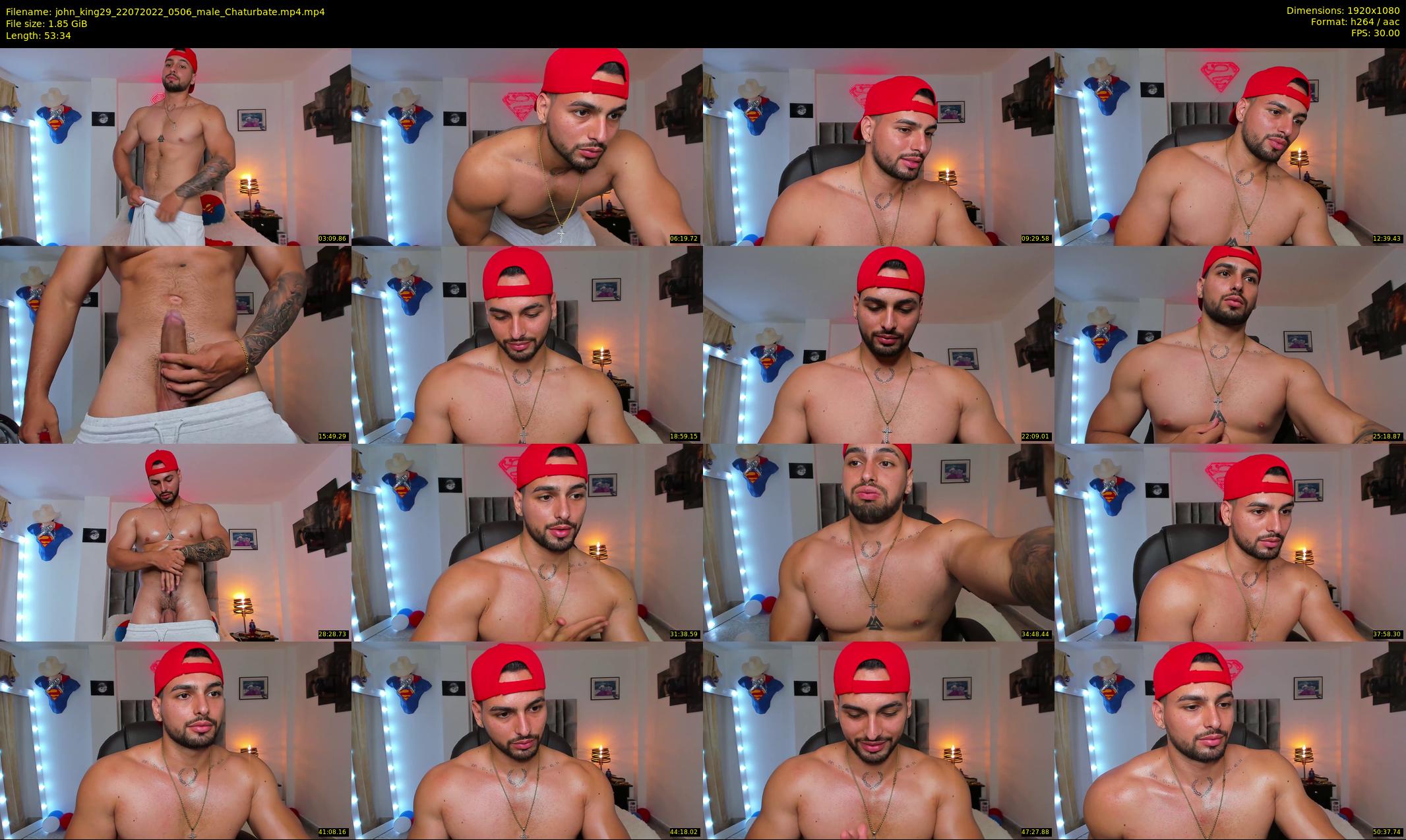 john_king29 — 54 minute Chaturbate male cam show recording, 1080p, Jul 22, 2022