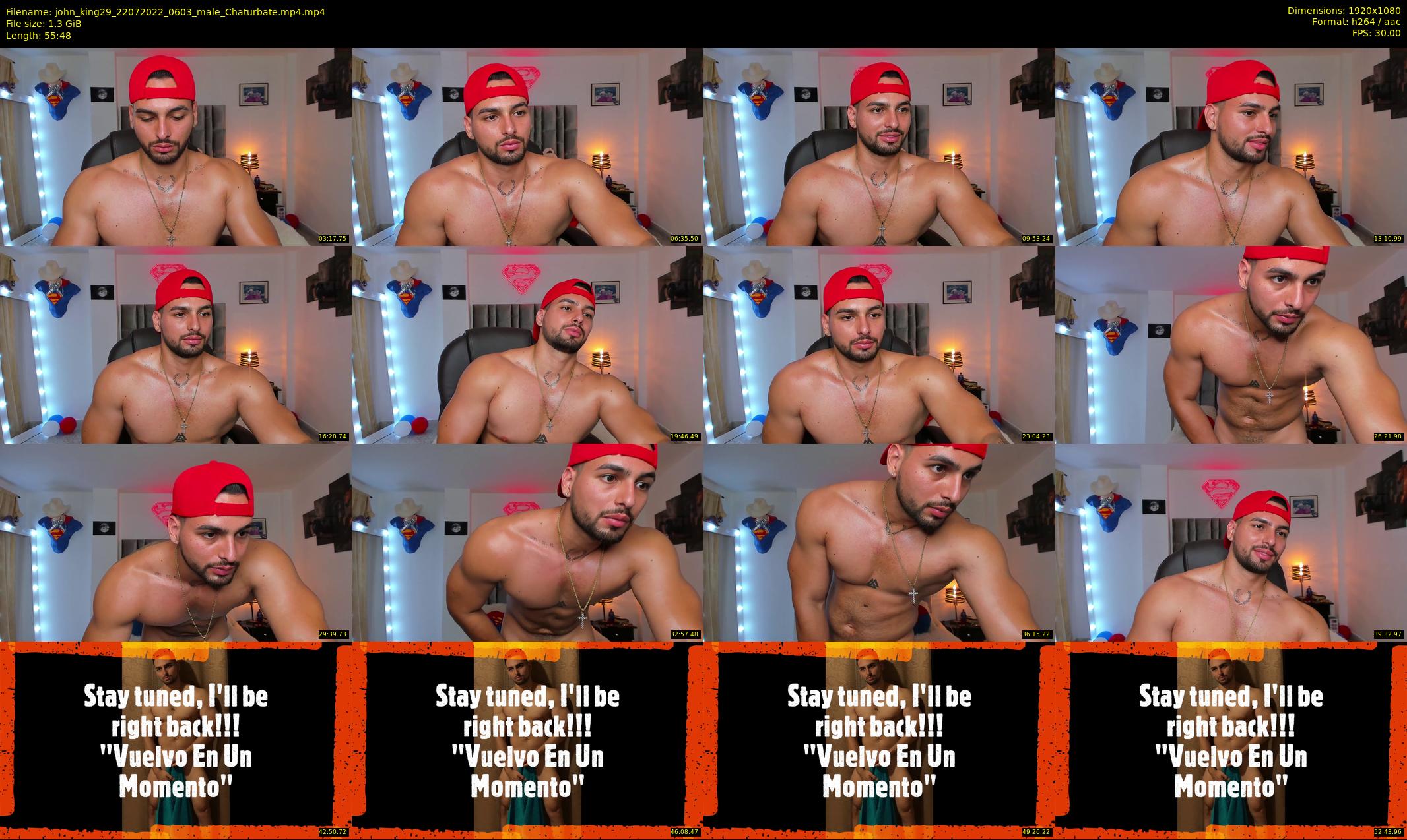 john_king29 — 56 minute Chaturbate male cam show recording, 1080p, Jul 22, 2022