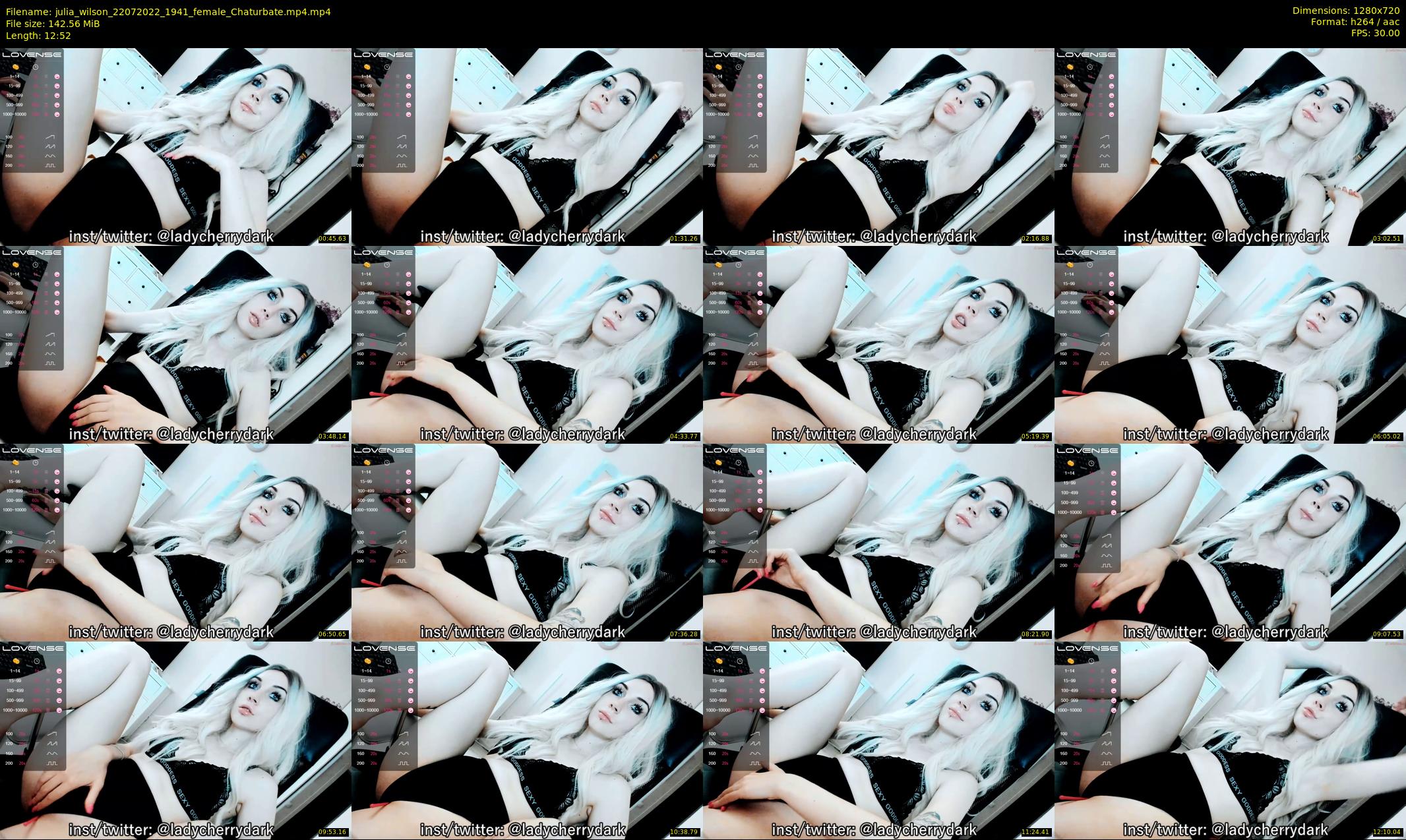 julia_wilson — 13 minute Chaturbate female cam show recording, 720p, Jul 22, 2022