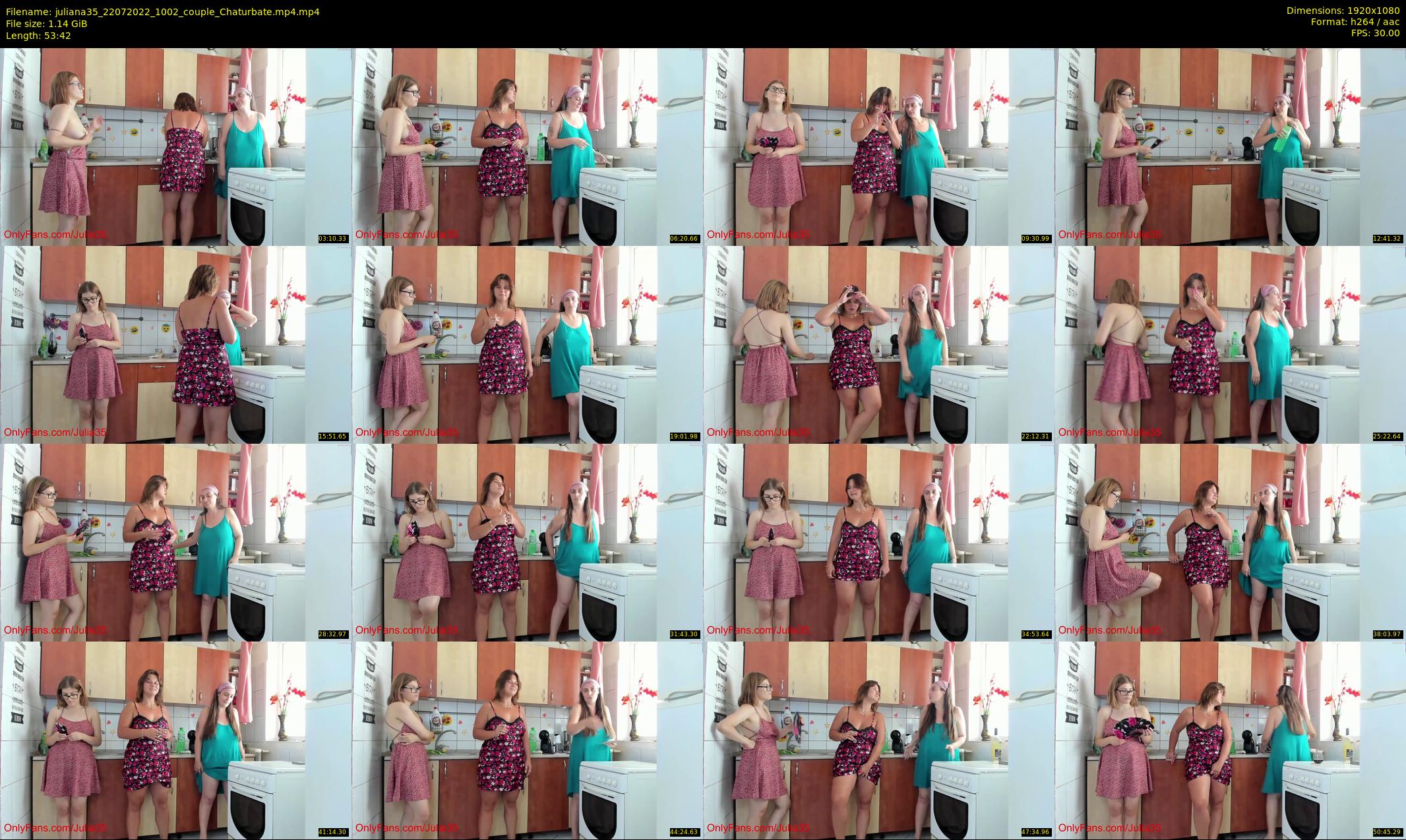 juliana35 — 54 minute Chaturbate couple cam show recording, 1080p, Jul 22, 2022