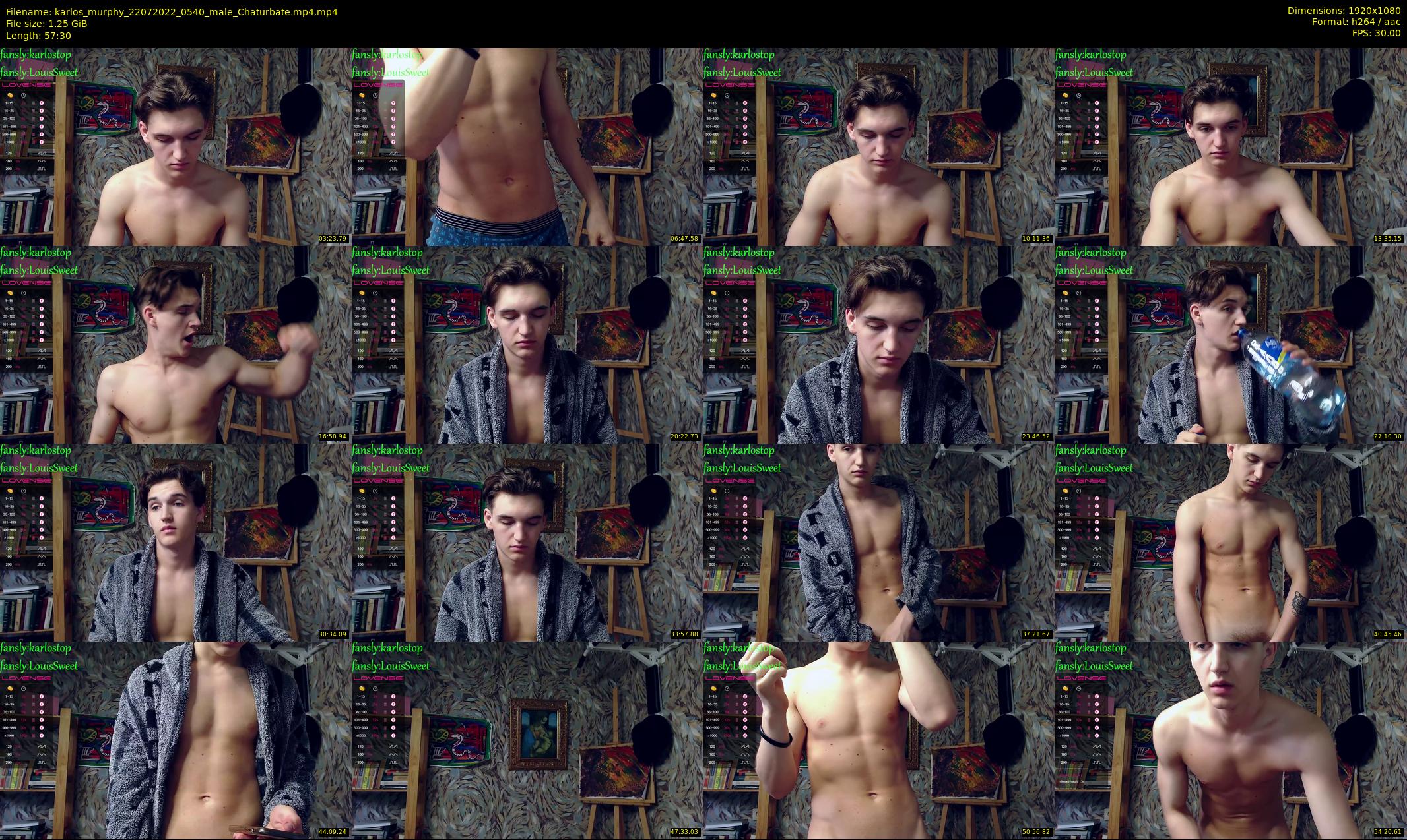 karlos_murphy — 58 minute Chaturbate male cam show recording, 1080p, Jul 22, 2022