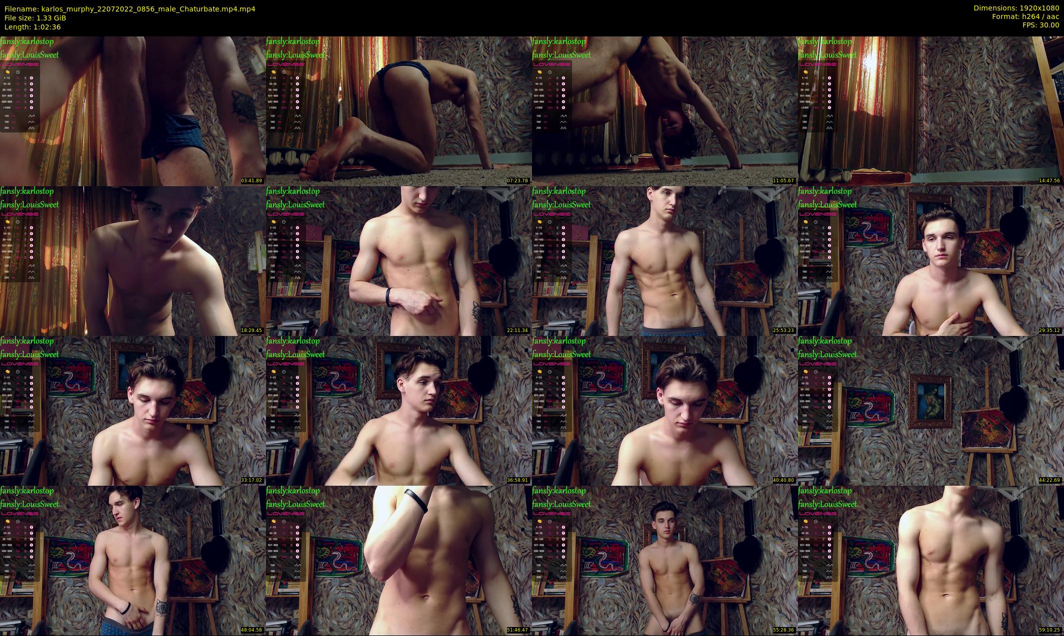 karlos_murphy — 63 minute Chaturbate male cam show recording, 1080p, Jul 22, 2022
