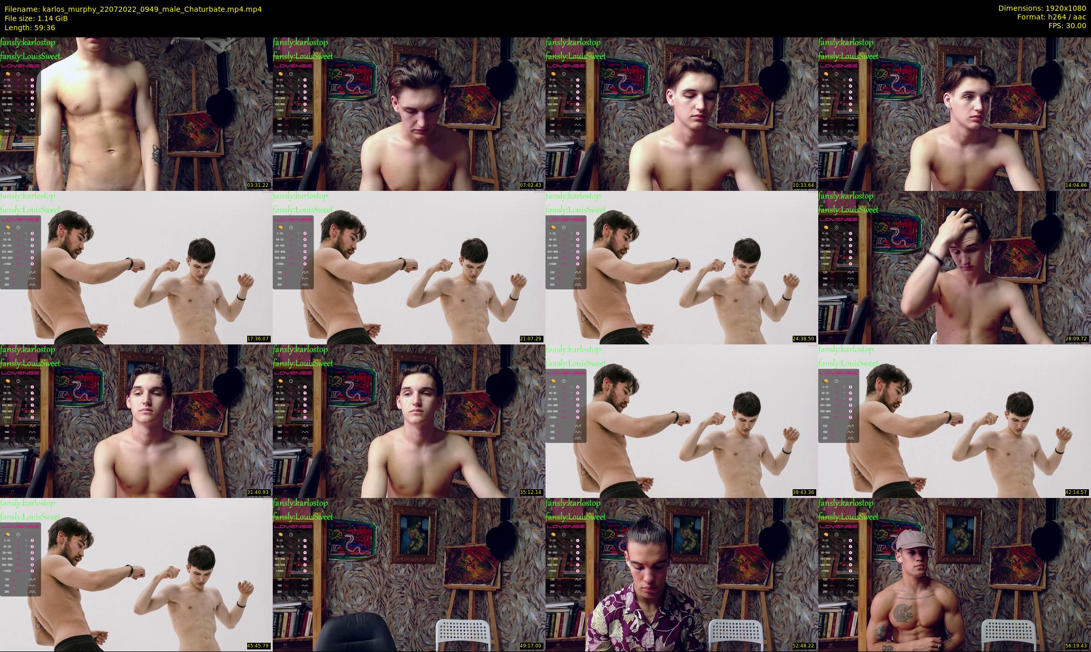 karlos_murphy — 60 minute Chaturbate male cam show recording, 1080p, Jul 22, 2022