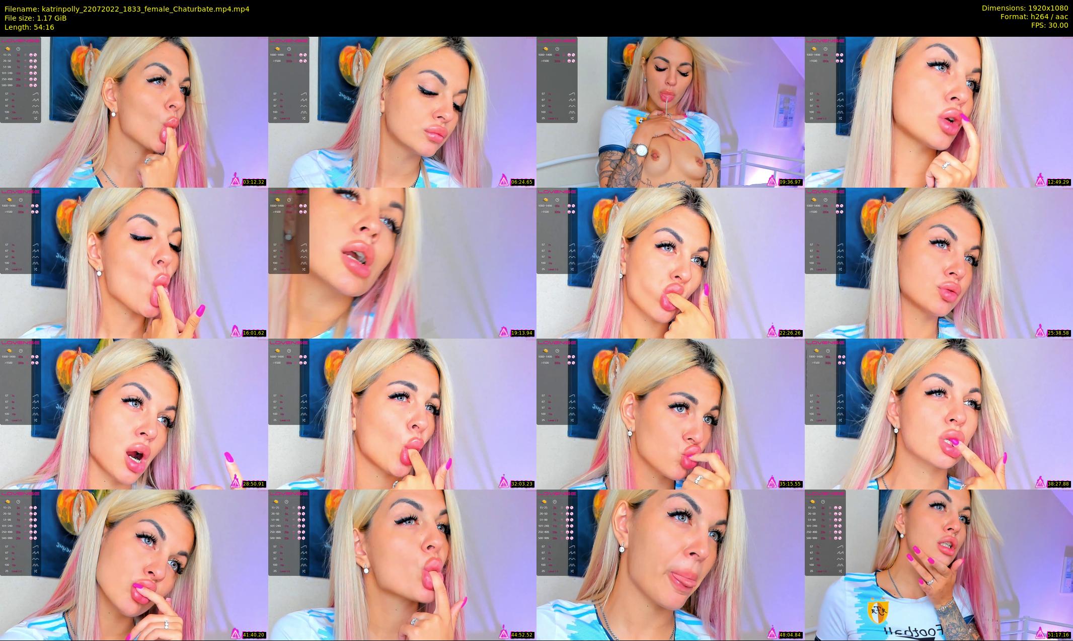 katrinpolly — 55 minute Chaturbate couple cam show recording, 1080p, Jul 22, 2022