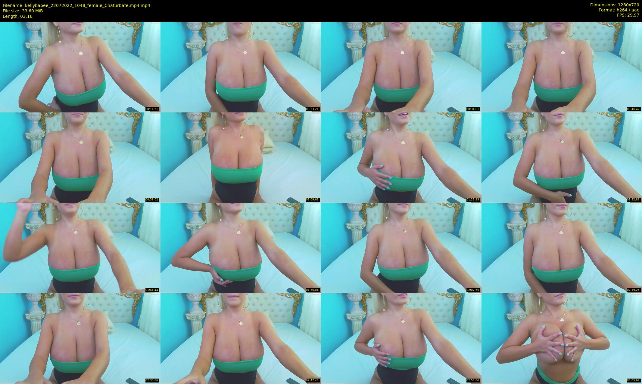 kellybabee — 4 minute Chaturbate female cam show recording, 720p, Jul 22, 2022