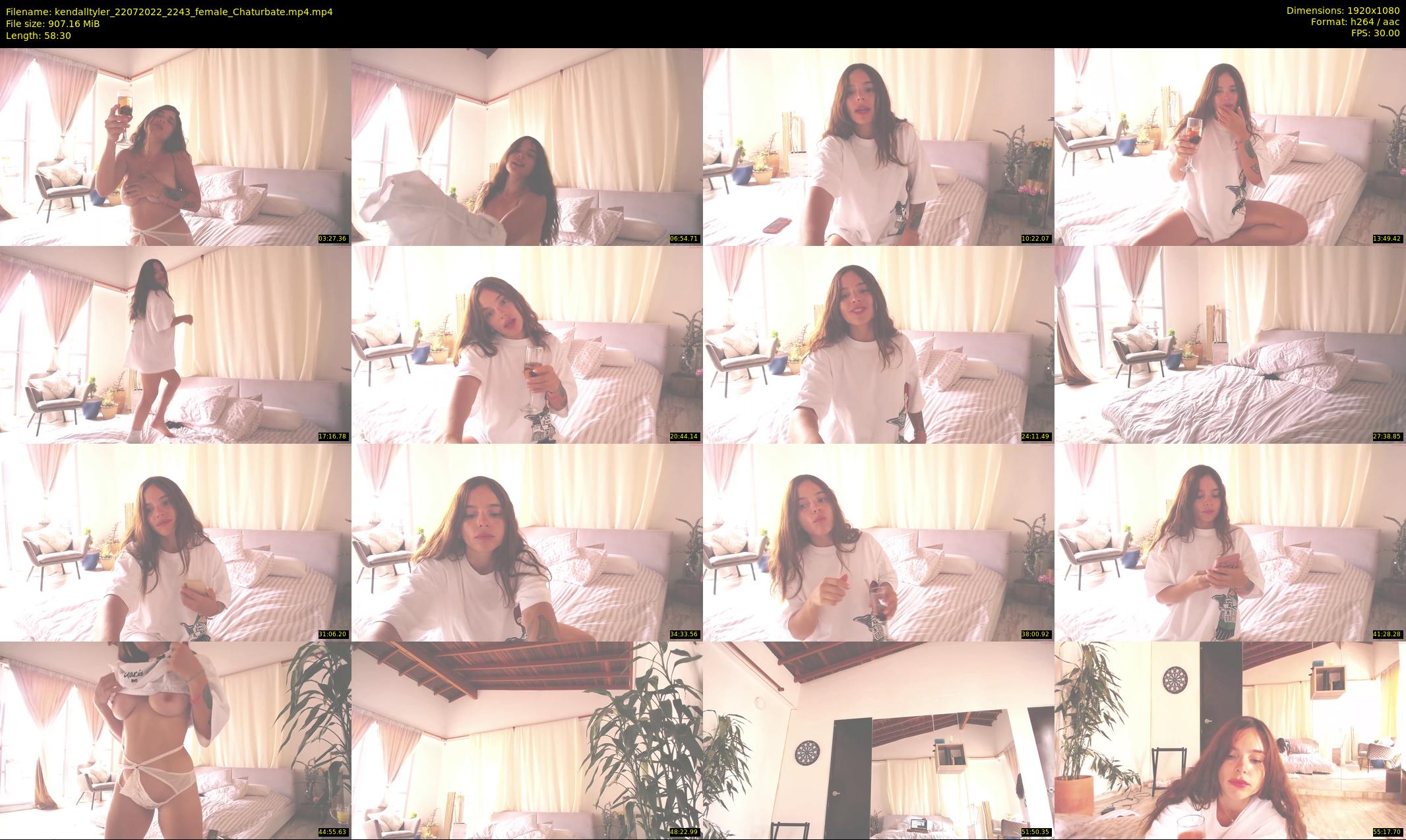kendalltyler — 59 minute Chaturbate female cam show recording, 1080p, Jul 22, 2022