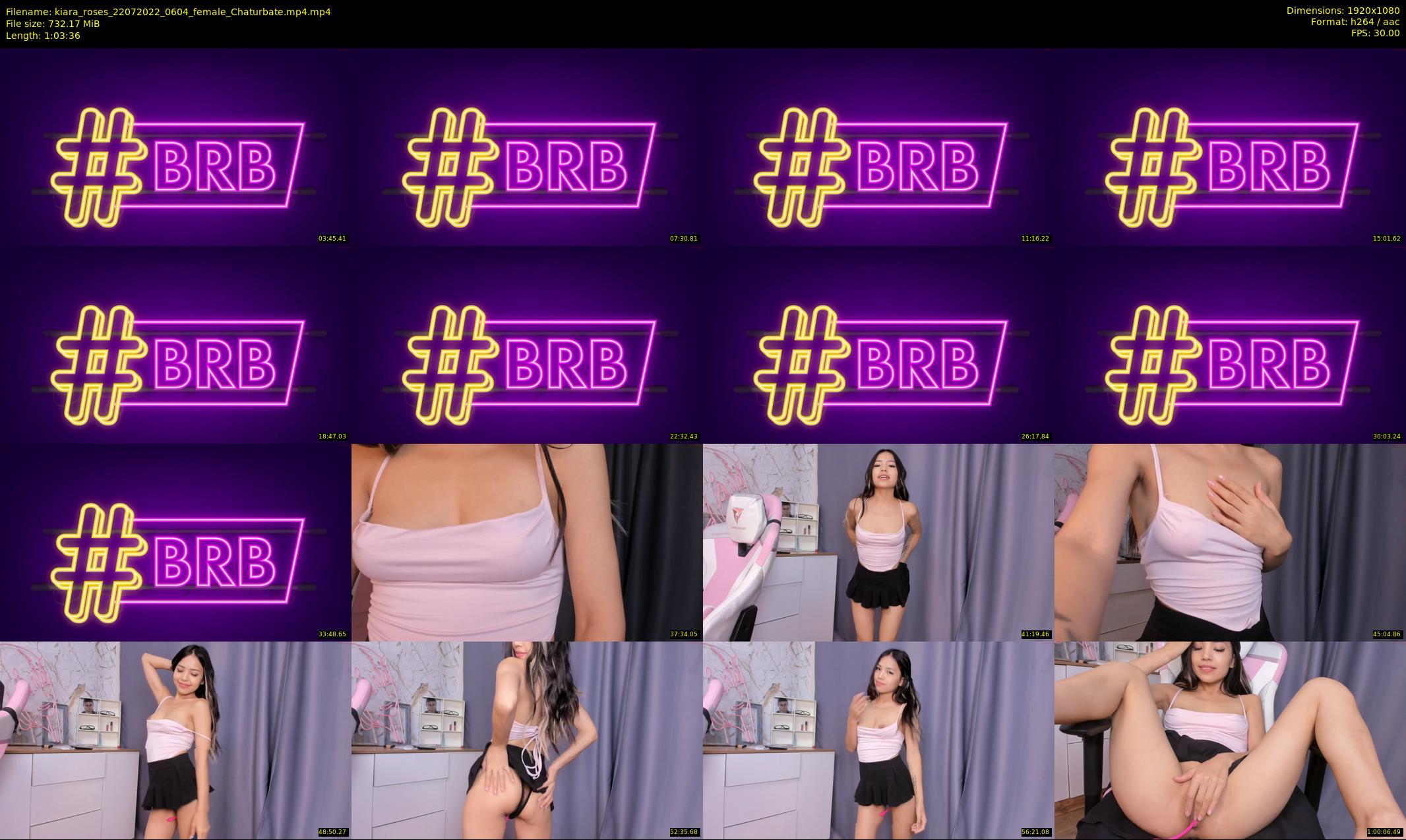 kiara_roses — 64 minute Chaturbate female cam show recording, 1080p, Jul 22, 2022