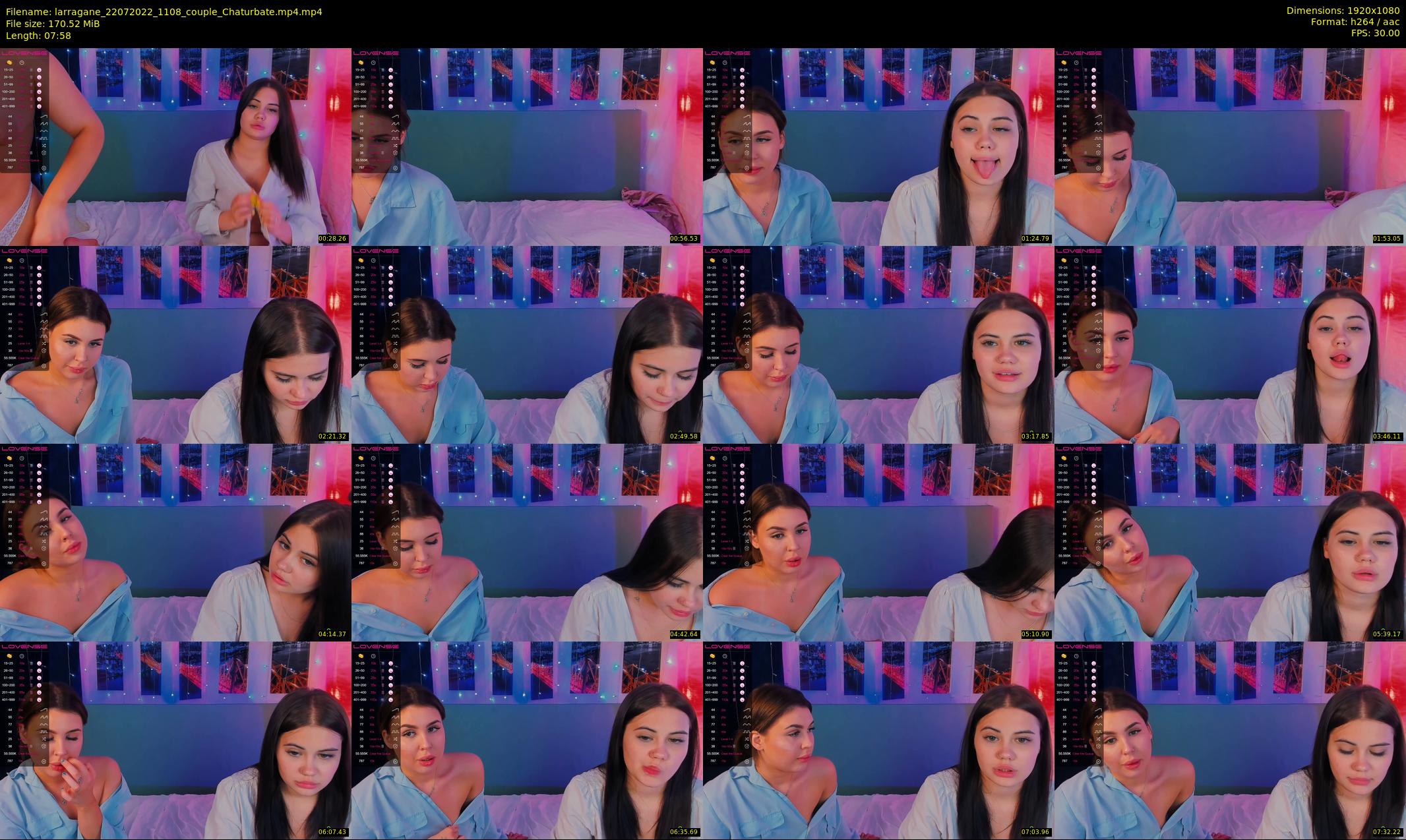 larragane — 8 minute Chaturbate couple cam show recording, 1080p, Jul 22, 2022