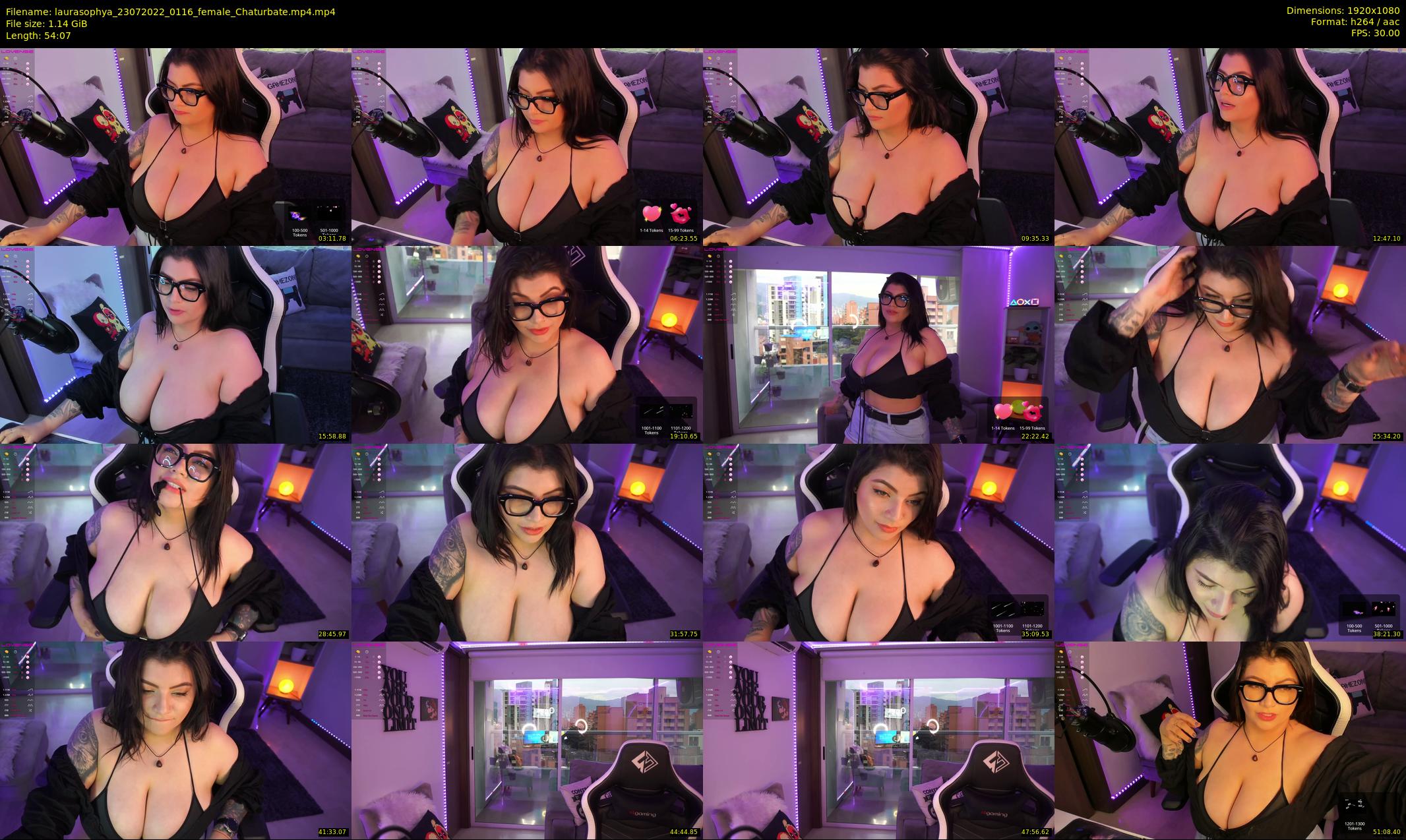 laurasophya — 55 minute Chaturbate female cam show recording, 1080p, Jul 23, 2022