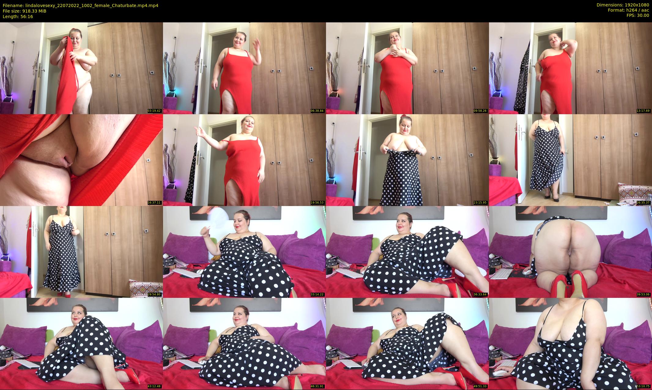 lindalovesexy — 57 minute Chaturbate female cam show recording, 1080p, Jul 22, 2022