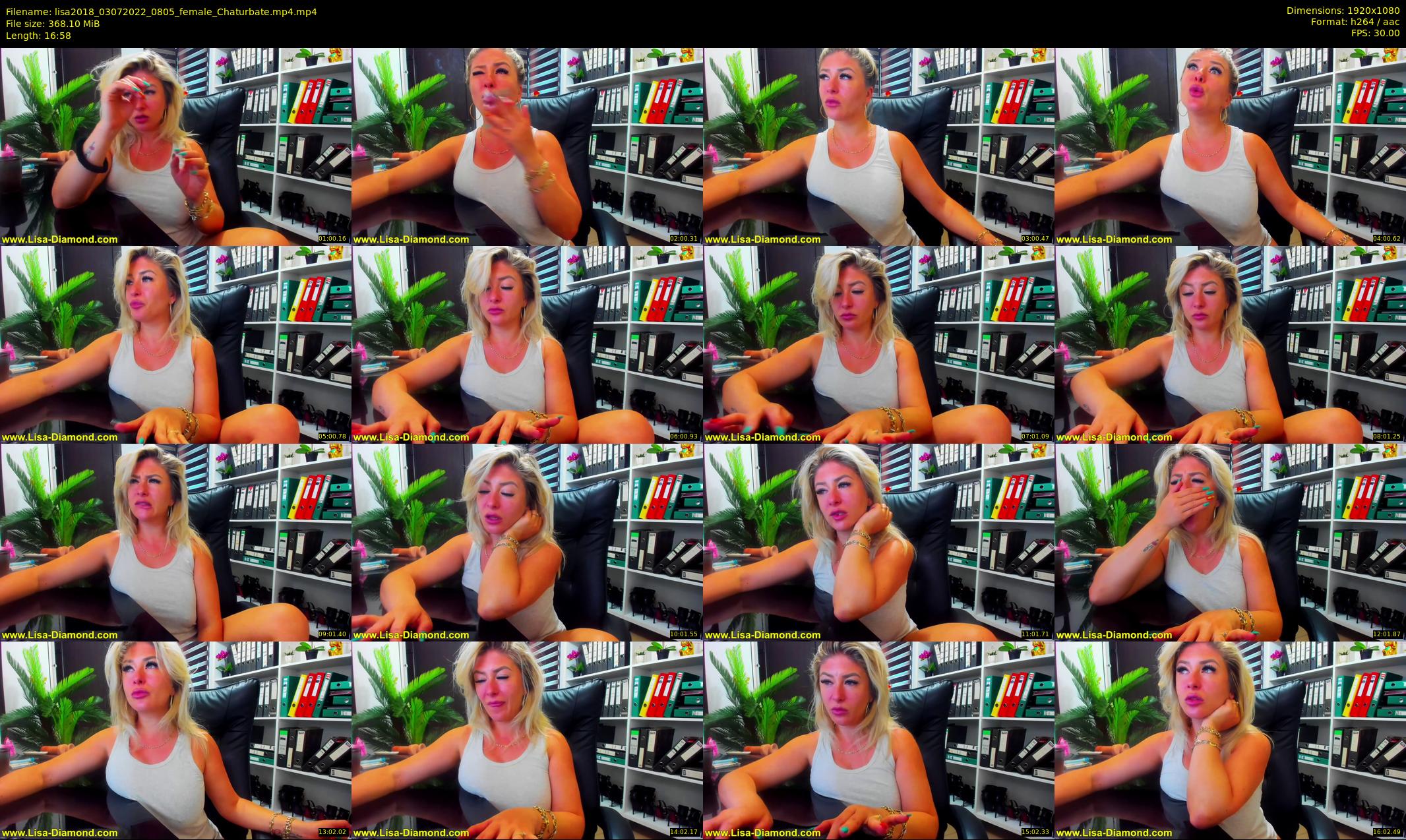 lisa2018 — 17 minute Chaturbate female cam show recording, 1080p, Jul 3, 2022