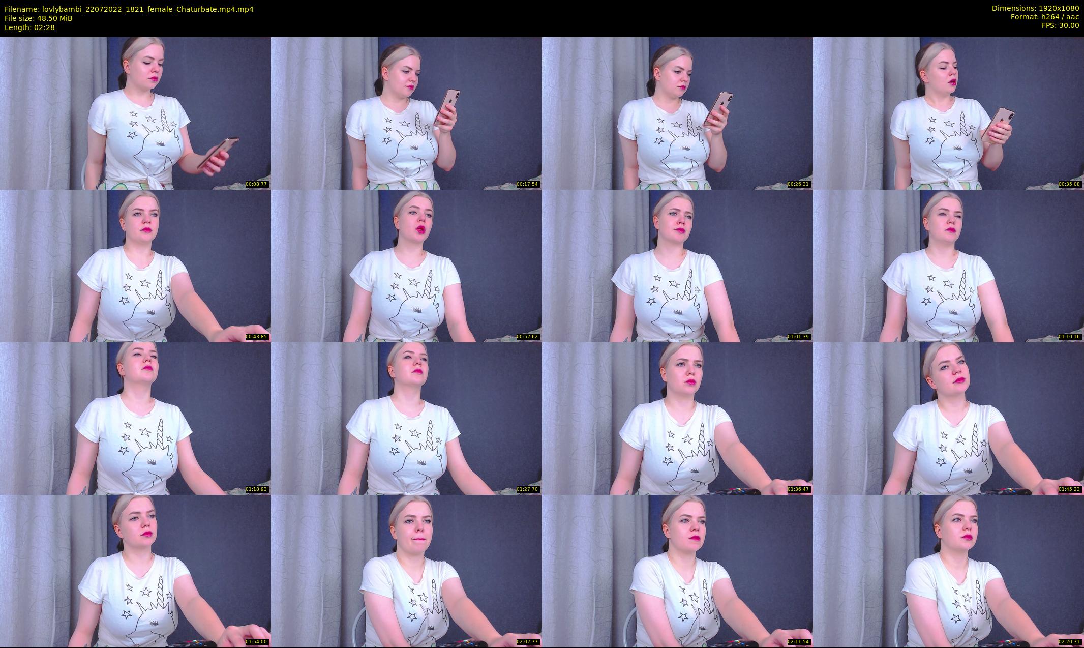 lovlybambi — 3 minute Chaturbate female cam show recording, 1080p, Jul 22, 2022