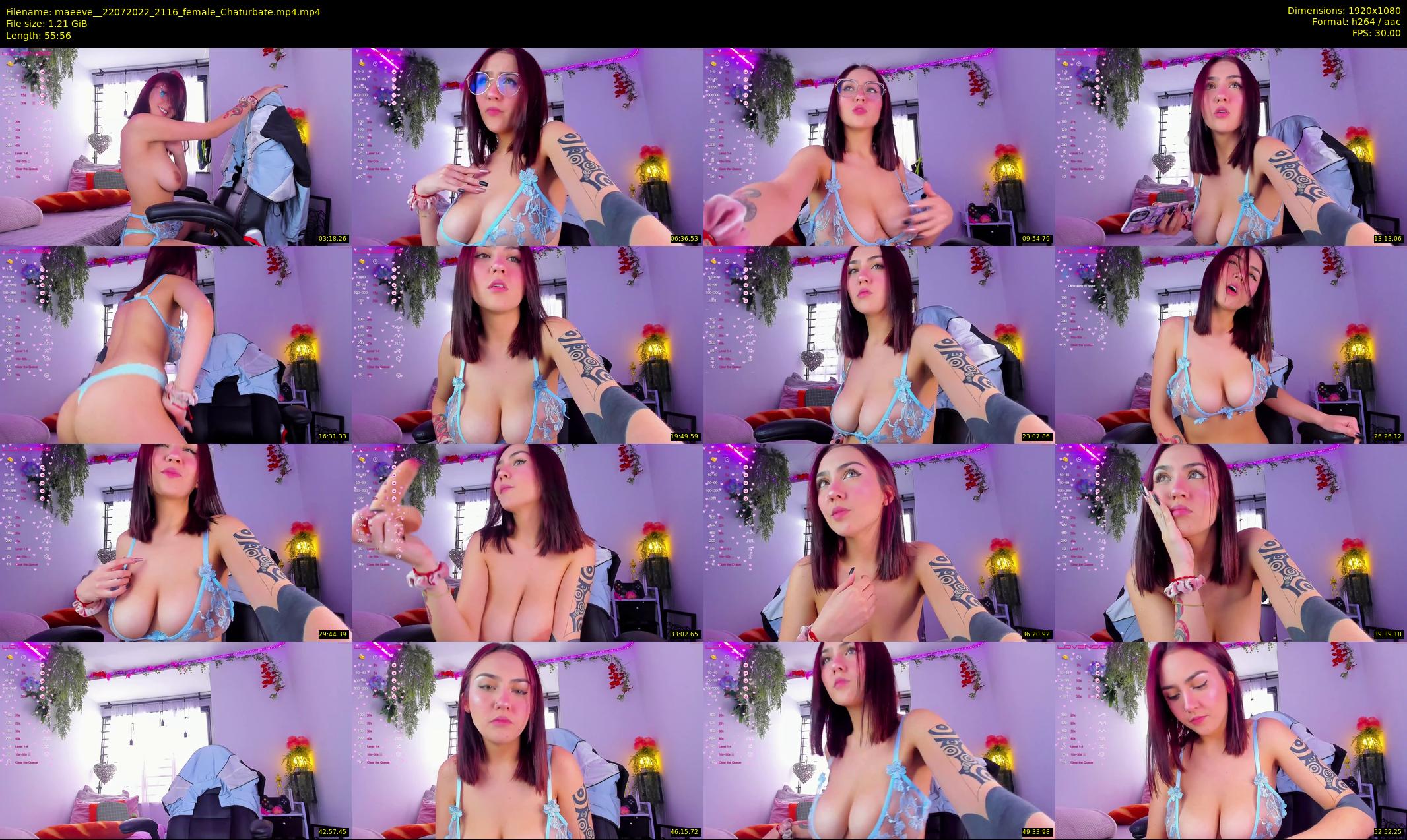 maeeve_ — 56 minute Chaturbate female cam show recording, 1080p, Jul 22, 2022