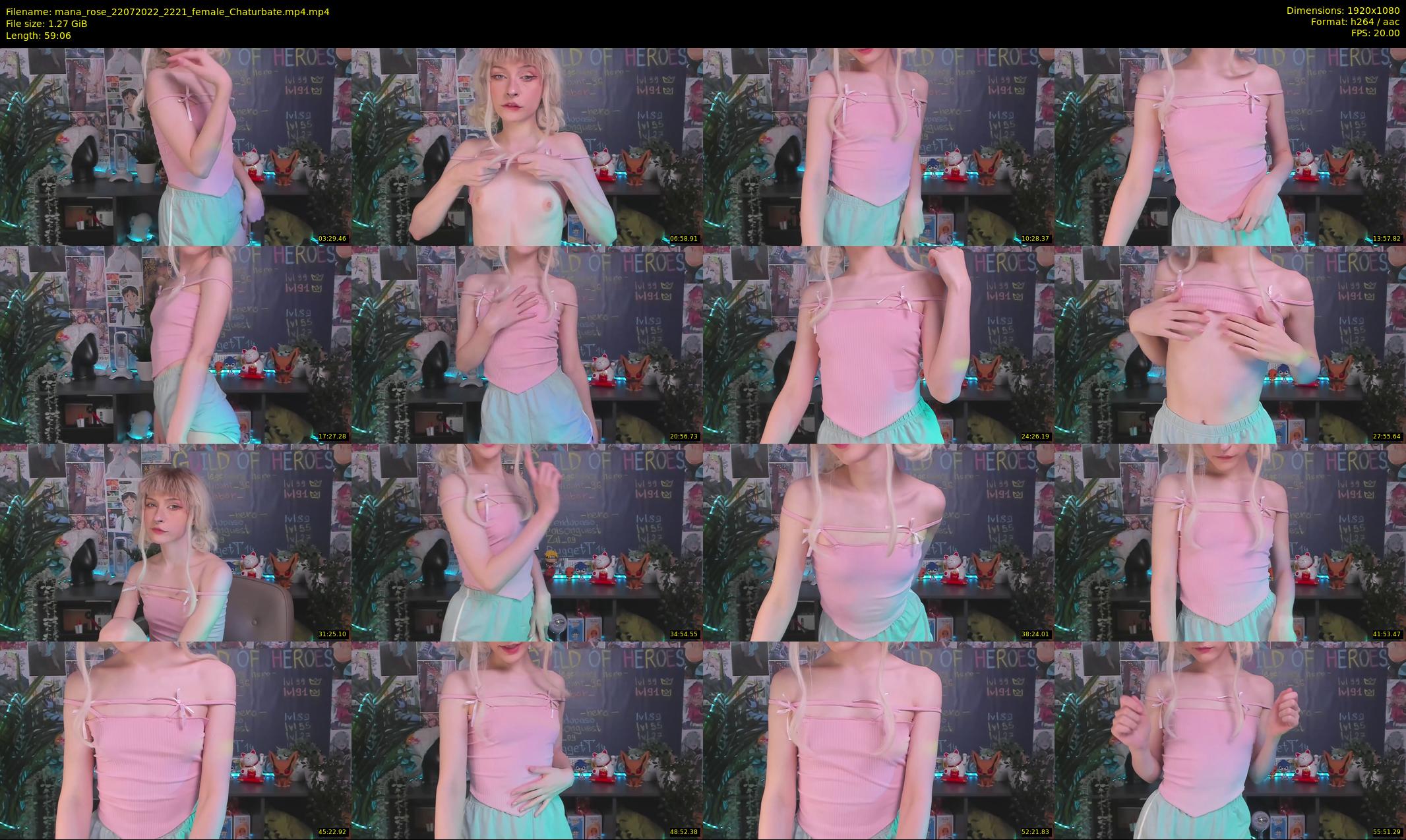 mana_rose — 60 minute Chaturbate female cam show recording, 1080p, Jul 22, 2022