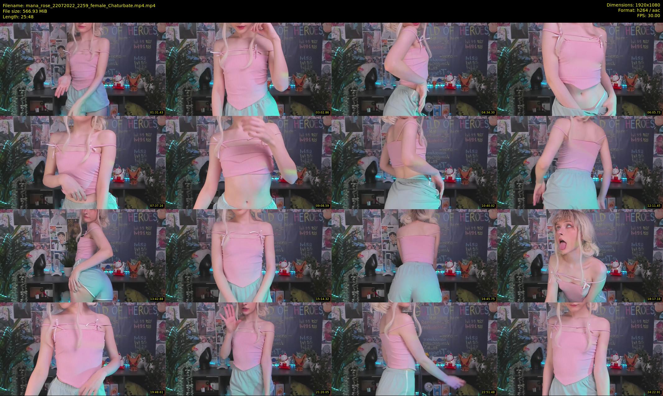 mana_rose — 26 minute Chaturbate female cam show recording, 1080p, Jul 22, 2022