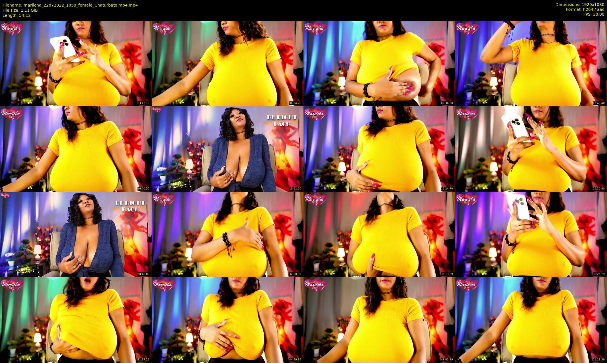 mariicha — 55 minute Chaturbate female cam show recording, 1080p, Jul 22, 2022
