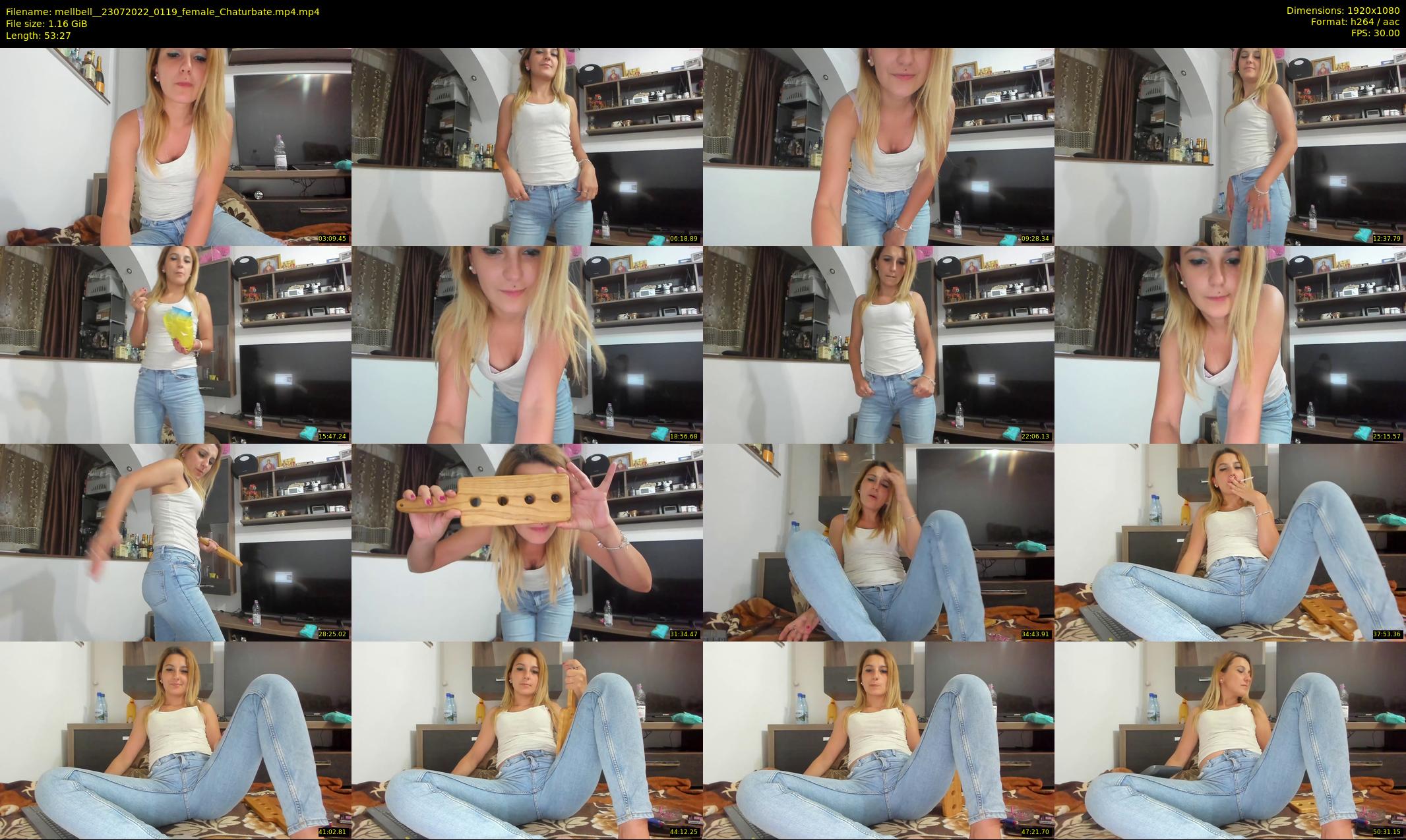 mellbell_ — 54 minute Chaturbate female cam show recording, 1080p, Jul 23, 2022