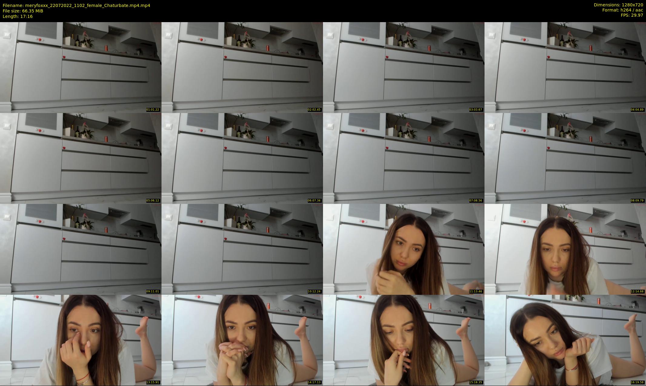 meryfoxxx — 18 minute Chaturbate female cam show recording, 720p, Jul 22, 2022