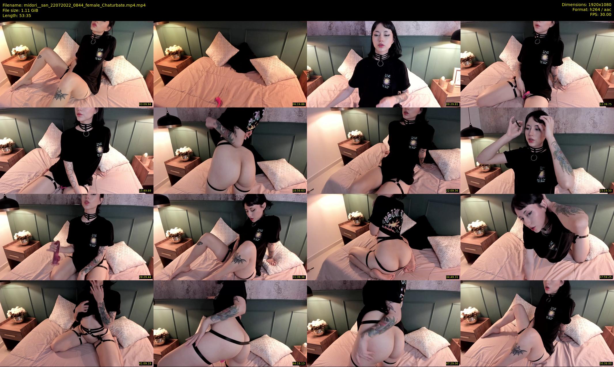 midori__san — 54 minute Chaturbate female cam show recording, 1080p, Jul 22, 2022