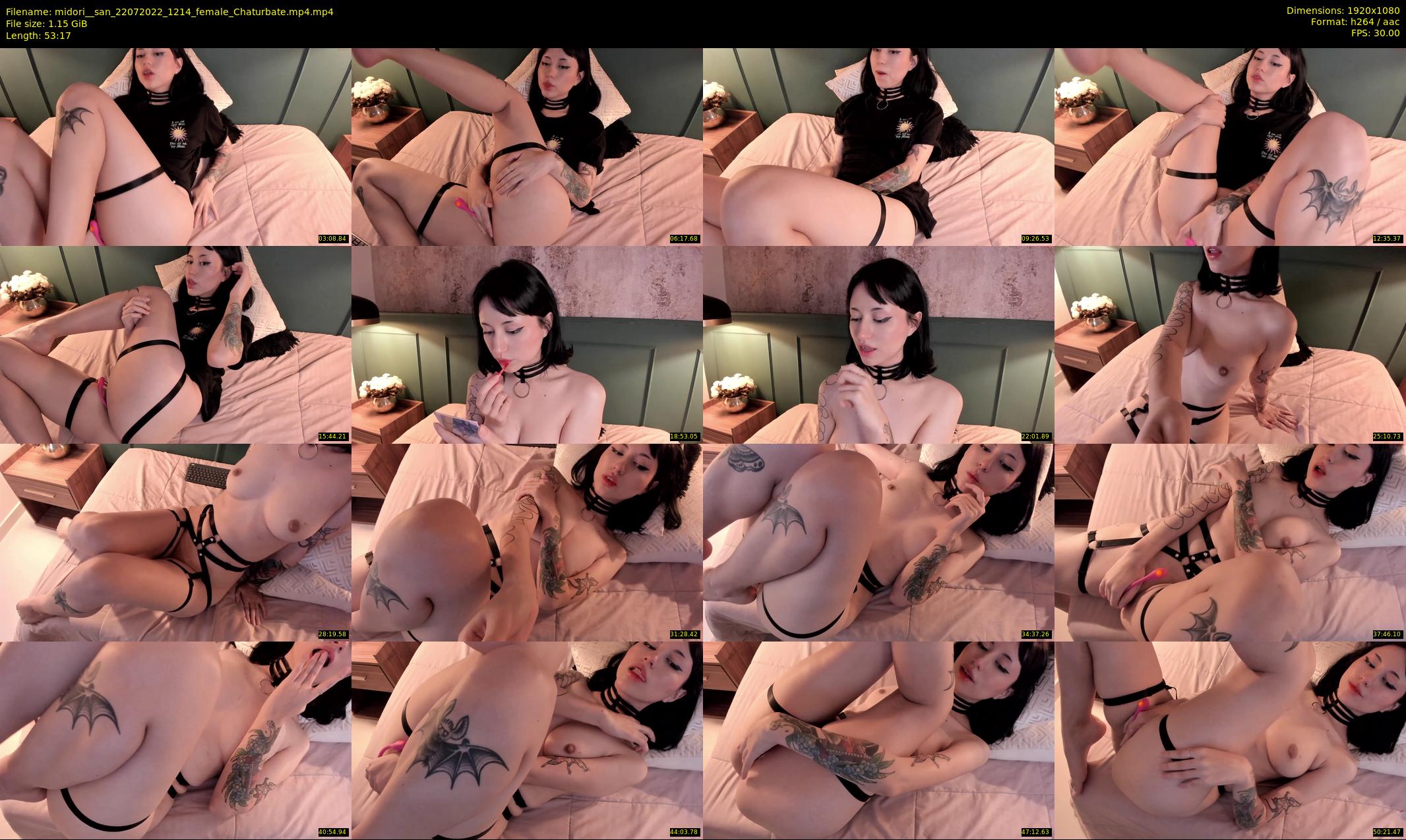 midori__san — 54 minute Chaturbate female cam show recording, 1080p, Jul 22, 2022