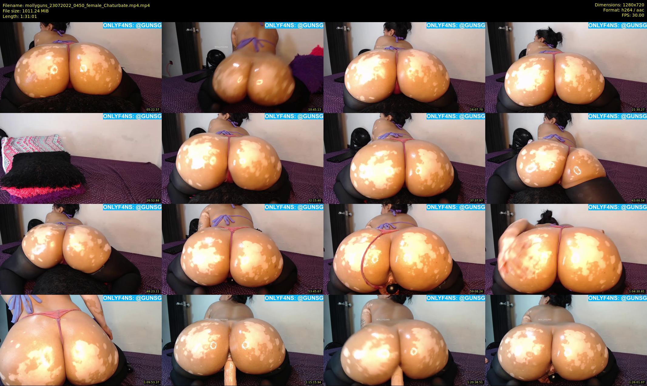 mollyguns — 92 minute Chaturbate female cam show recording, 720p, Jul 23, 2022