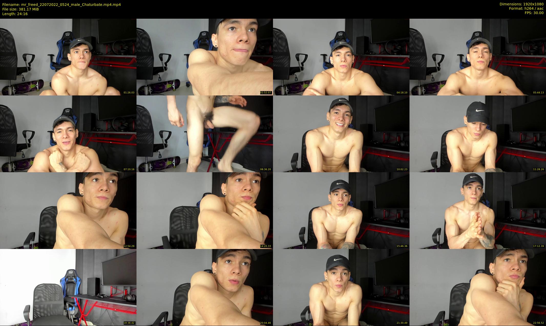 mr_freed — 25 minute Chaturbate male cam show recording, 1080p, Jul 22, 2022