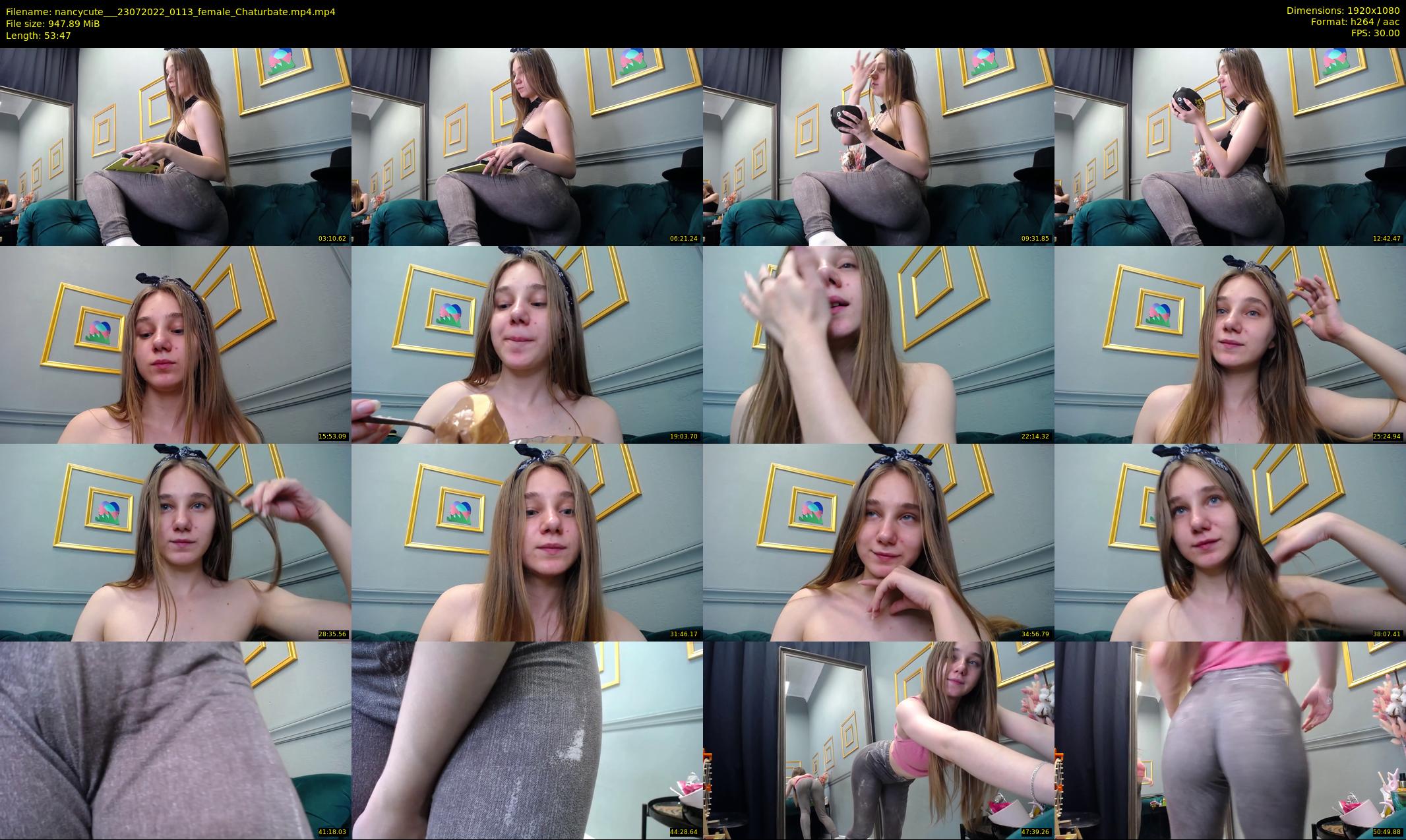 nancycute__ — 54 minute Chaturbate female cam show recording, 1080p, Jul 23, 2022