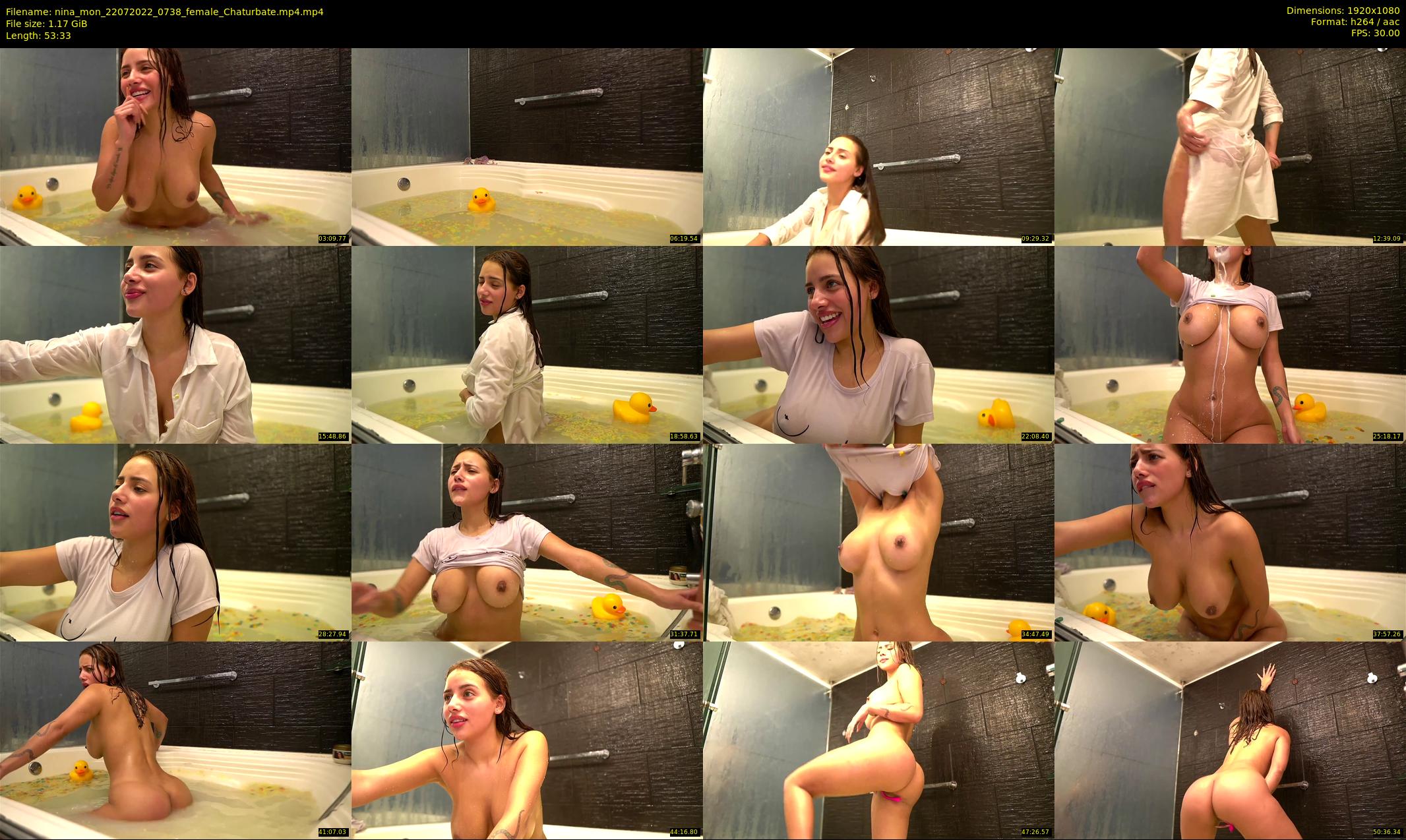 nina_mon — 54 minute Chaturbate female cam show recording, 1080p, Jul 22, 2022
