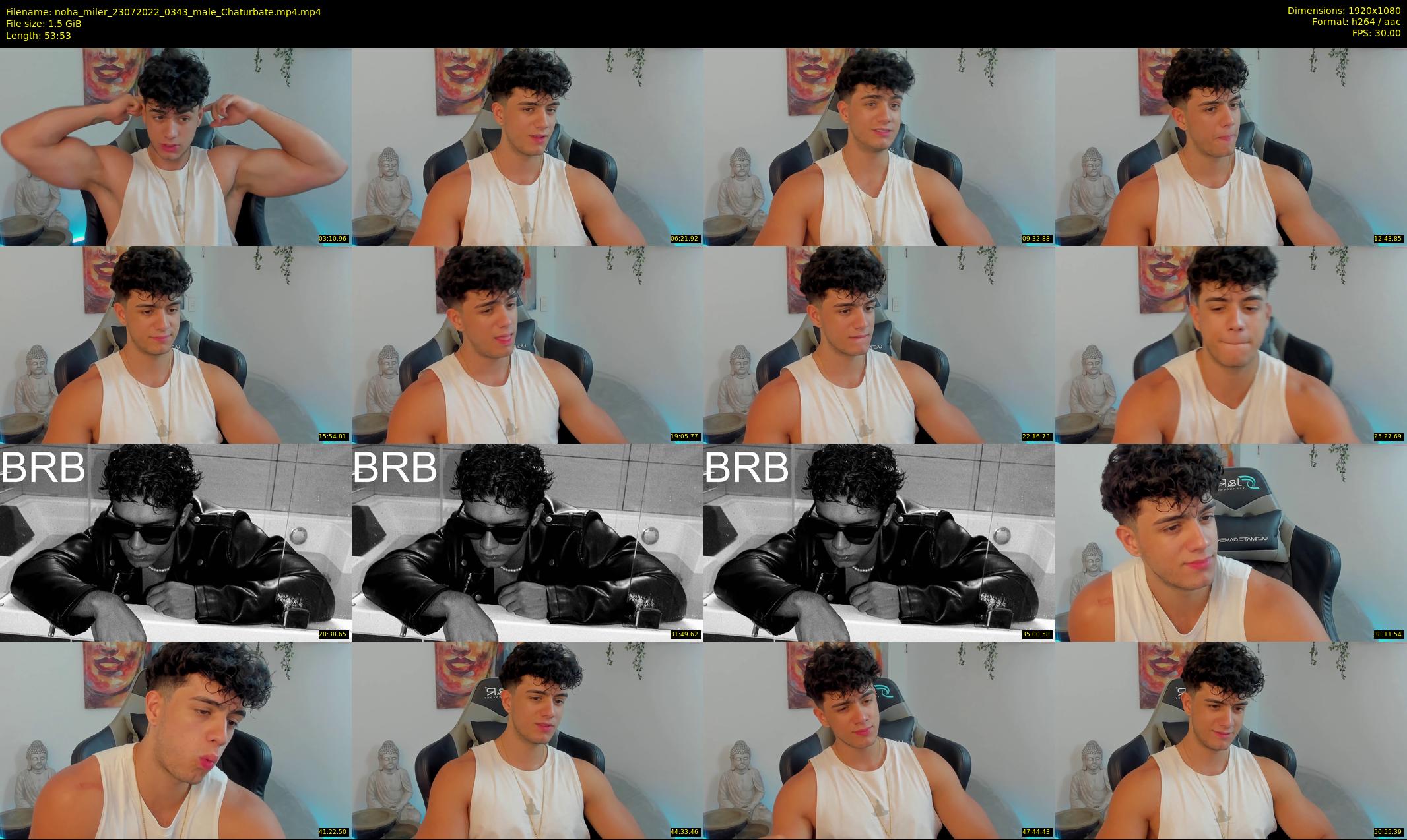 noha_miler — 54 minute Chaturbate male cam show recording, 1080p, Jul 23, 2022