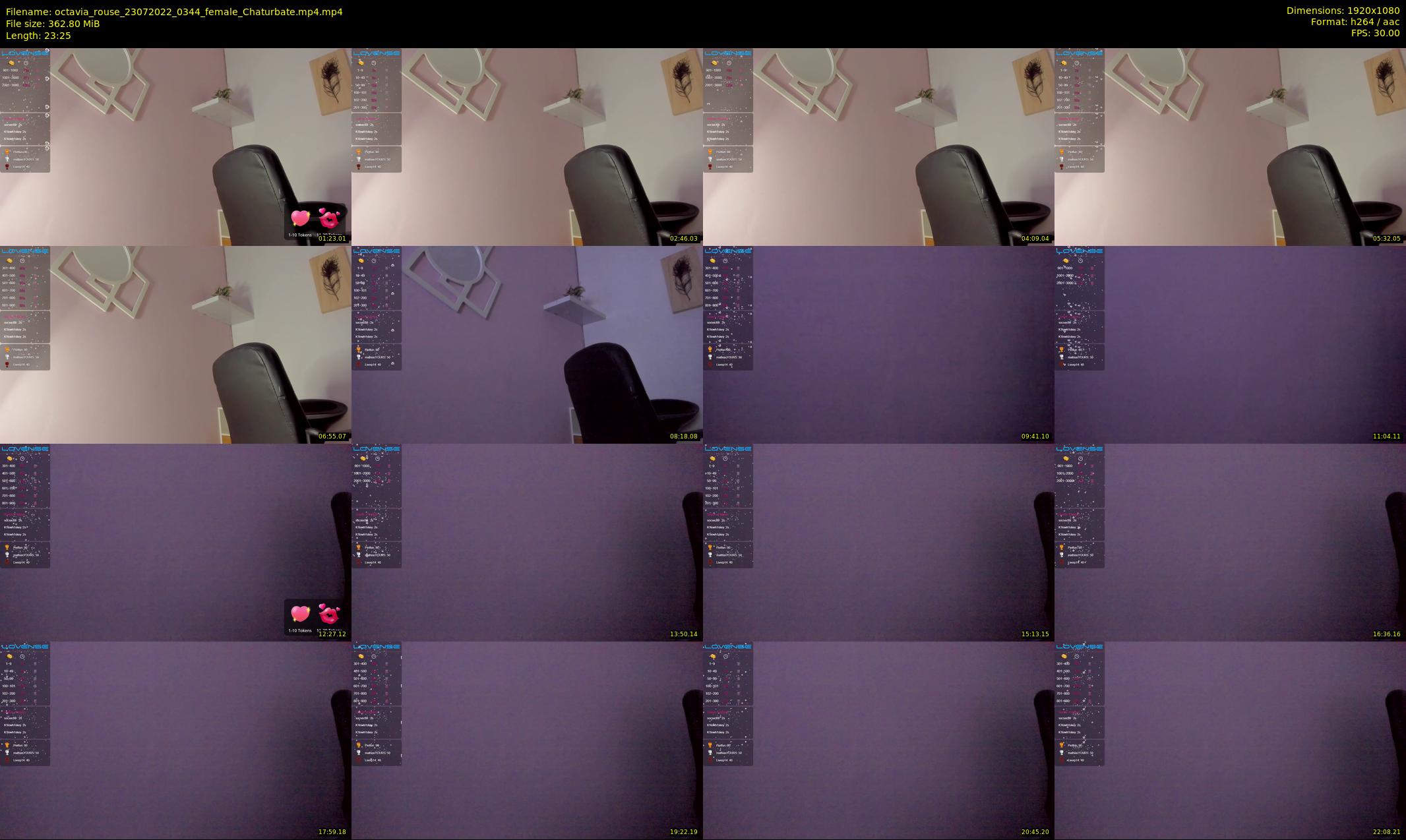 octavia_rouse — 24 minute Chaturbate female cam show recording, 1080p, Jul 23, 2022