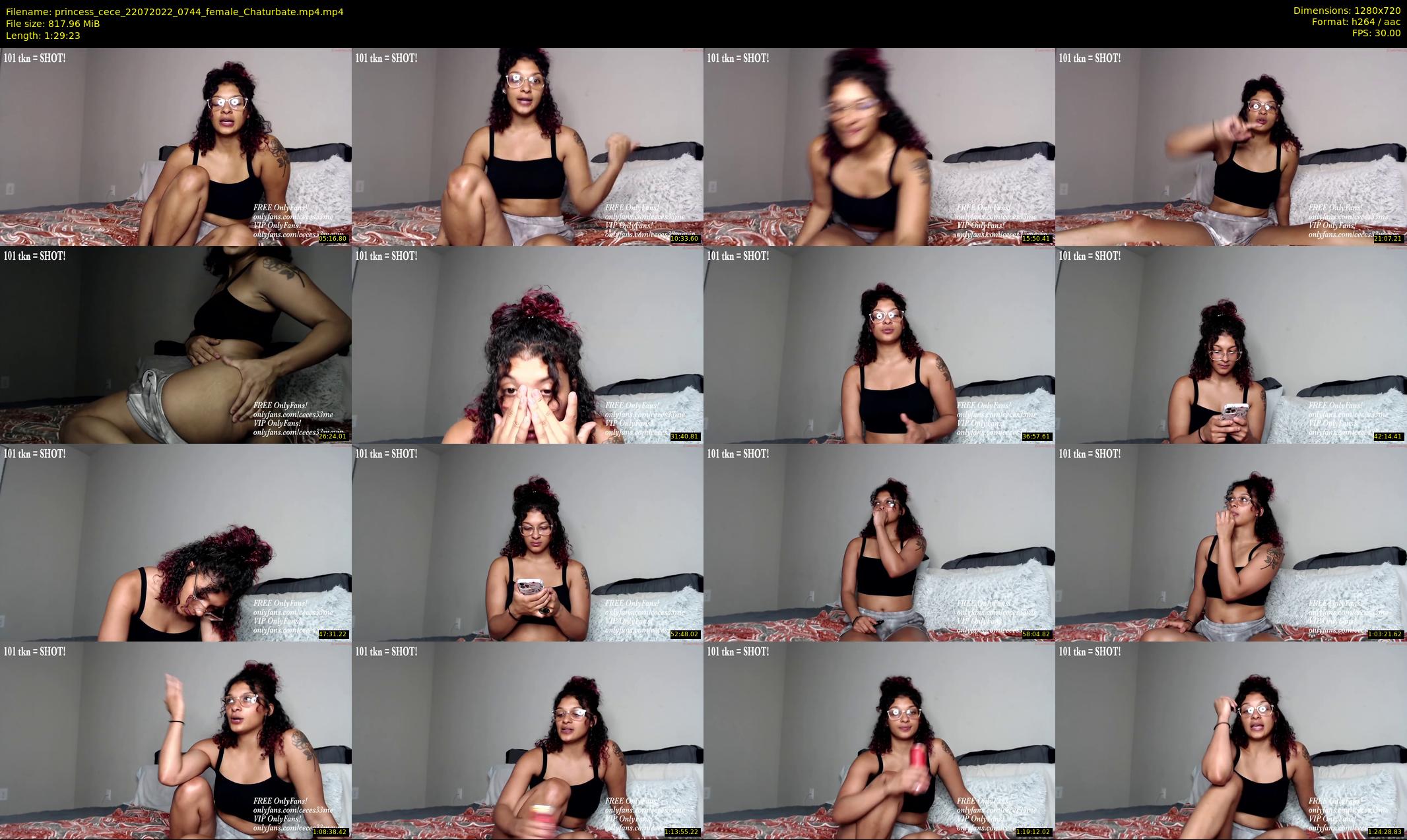 princess_cece — 90 minute Chaturbate female cam show recording, 720p, Jul 22, 2022