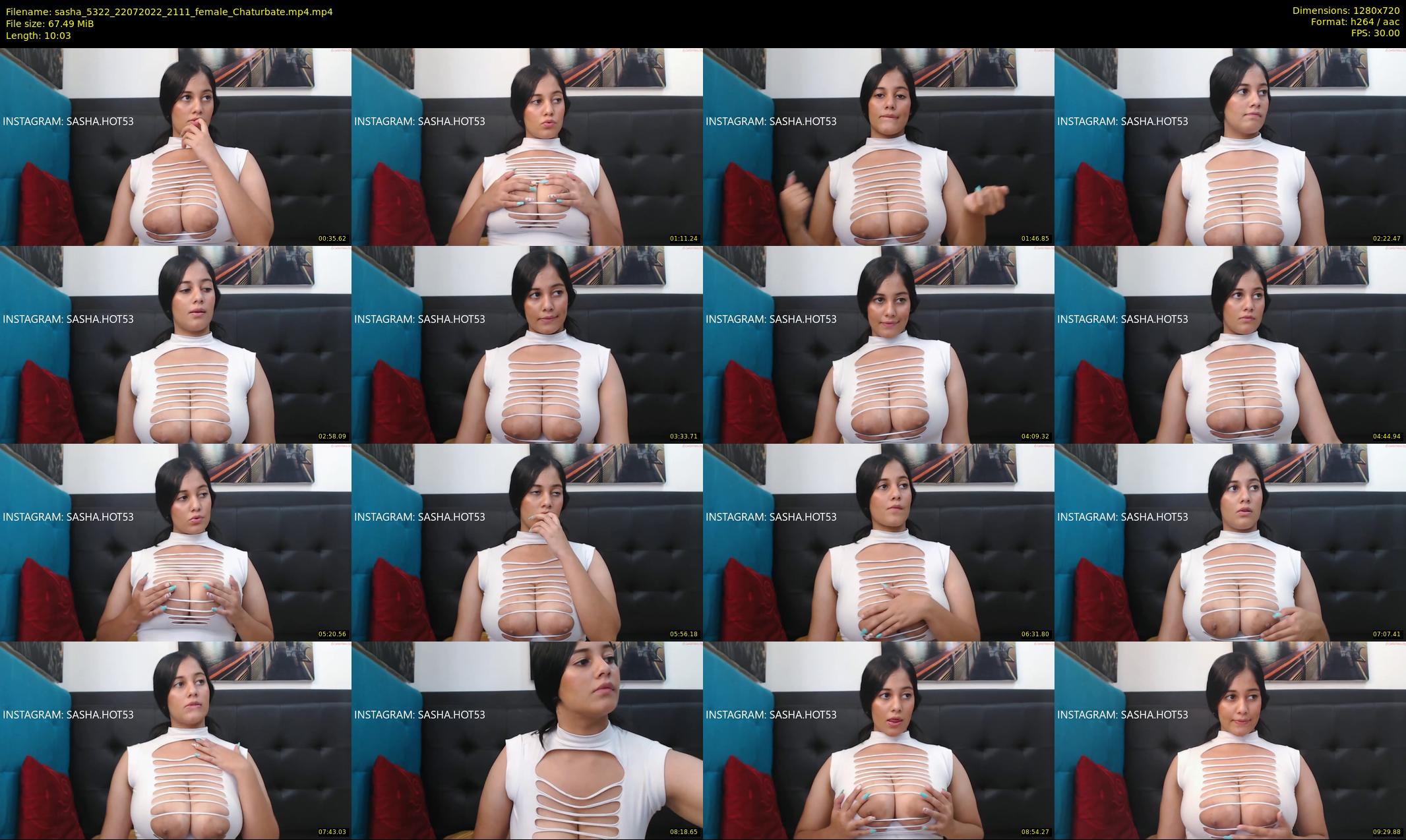 sasha_5322 — 11 minute Chaturbate female cam show recording, 720p, Jul 22, 2022
