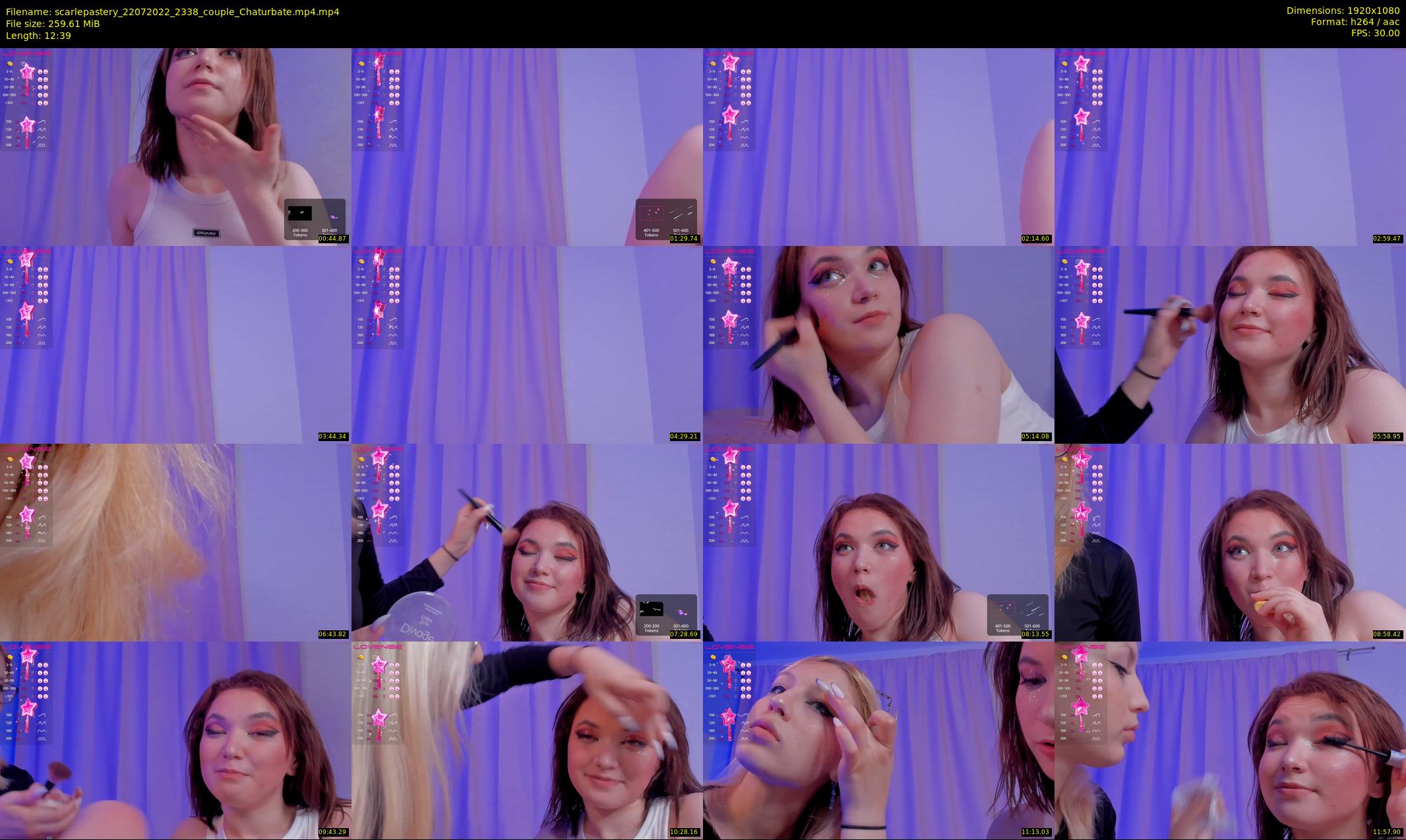 scarlepastery — 13 minute Chaturbate couple cam show recording, 1080p, Jul 22, 2022
