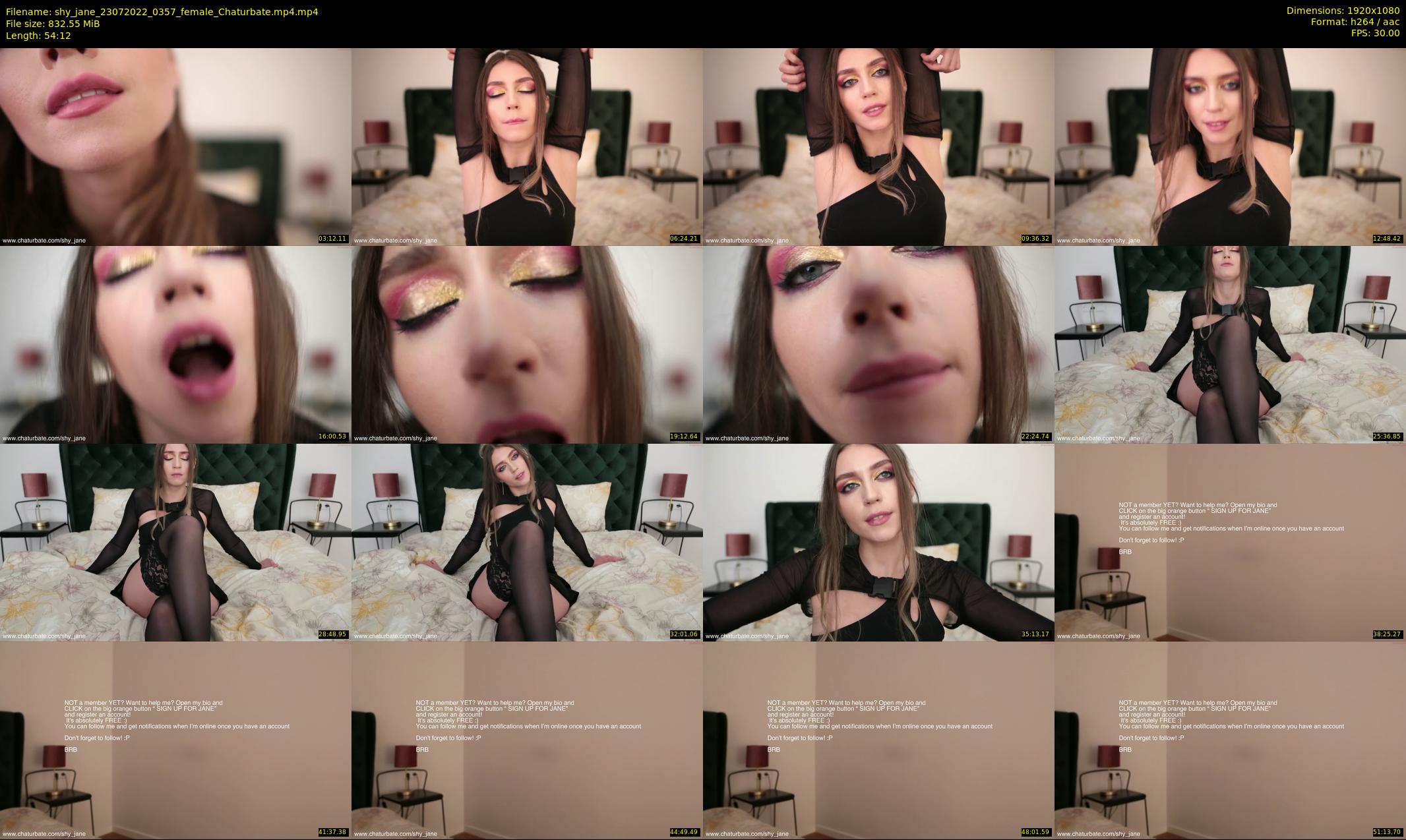 shy_jane — 55 minute Chaturbate female cam show recording, 1080p, Jul 23, 2022
