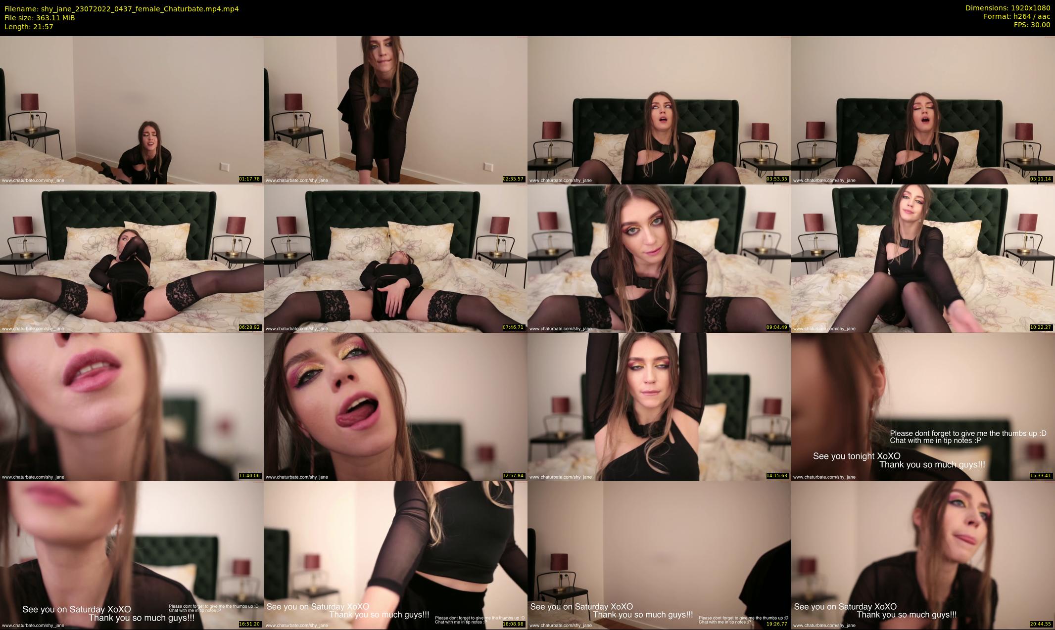 shy_jane — 22 minute Chaturbate female cam show recording, 1080p, Jul 23, 2022