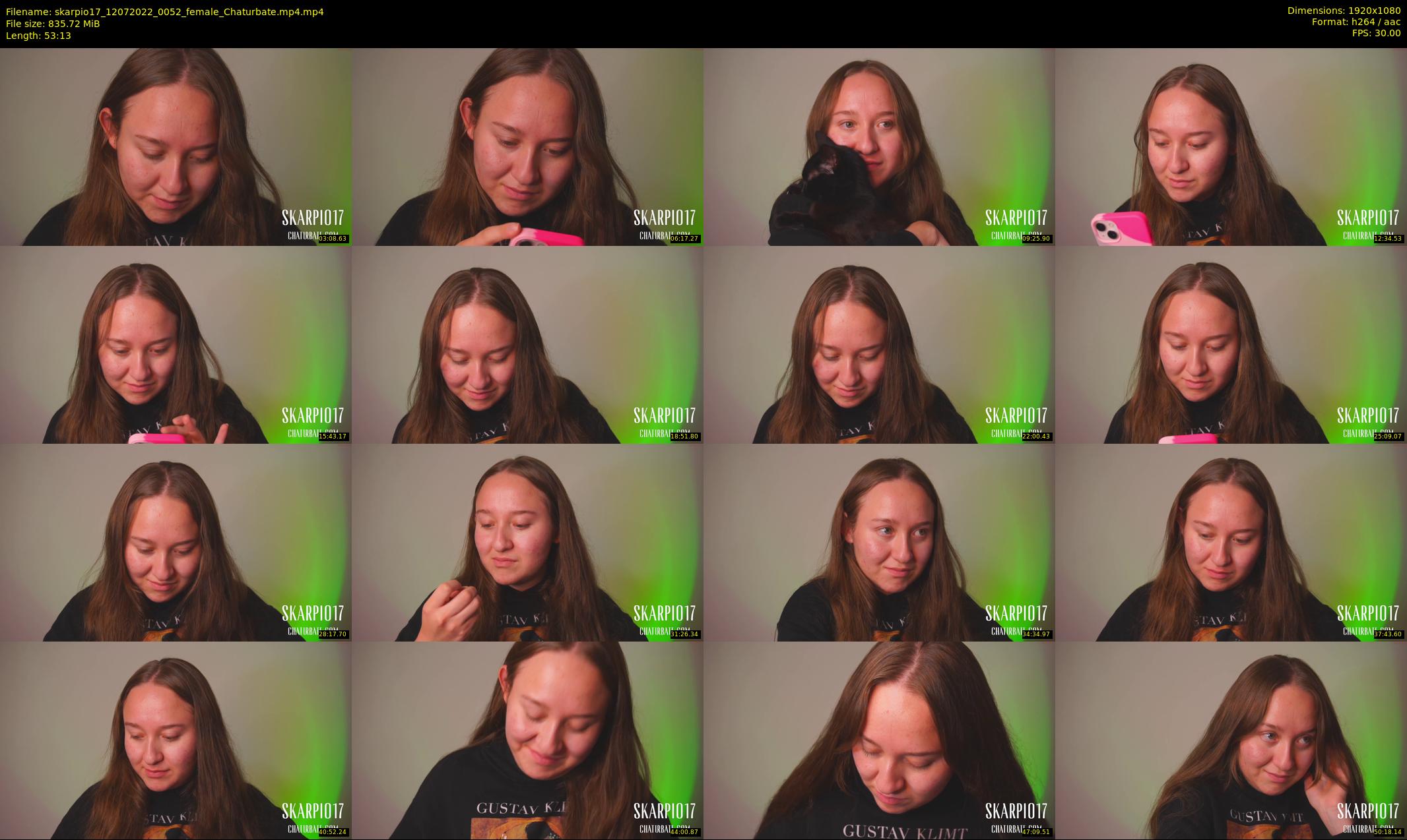 skarpio17 — 54 minute Chaturbate female cam show recording, 1080p, Jul 12, 2022