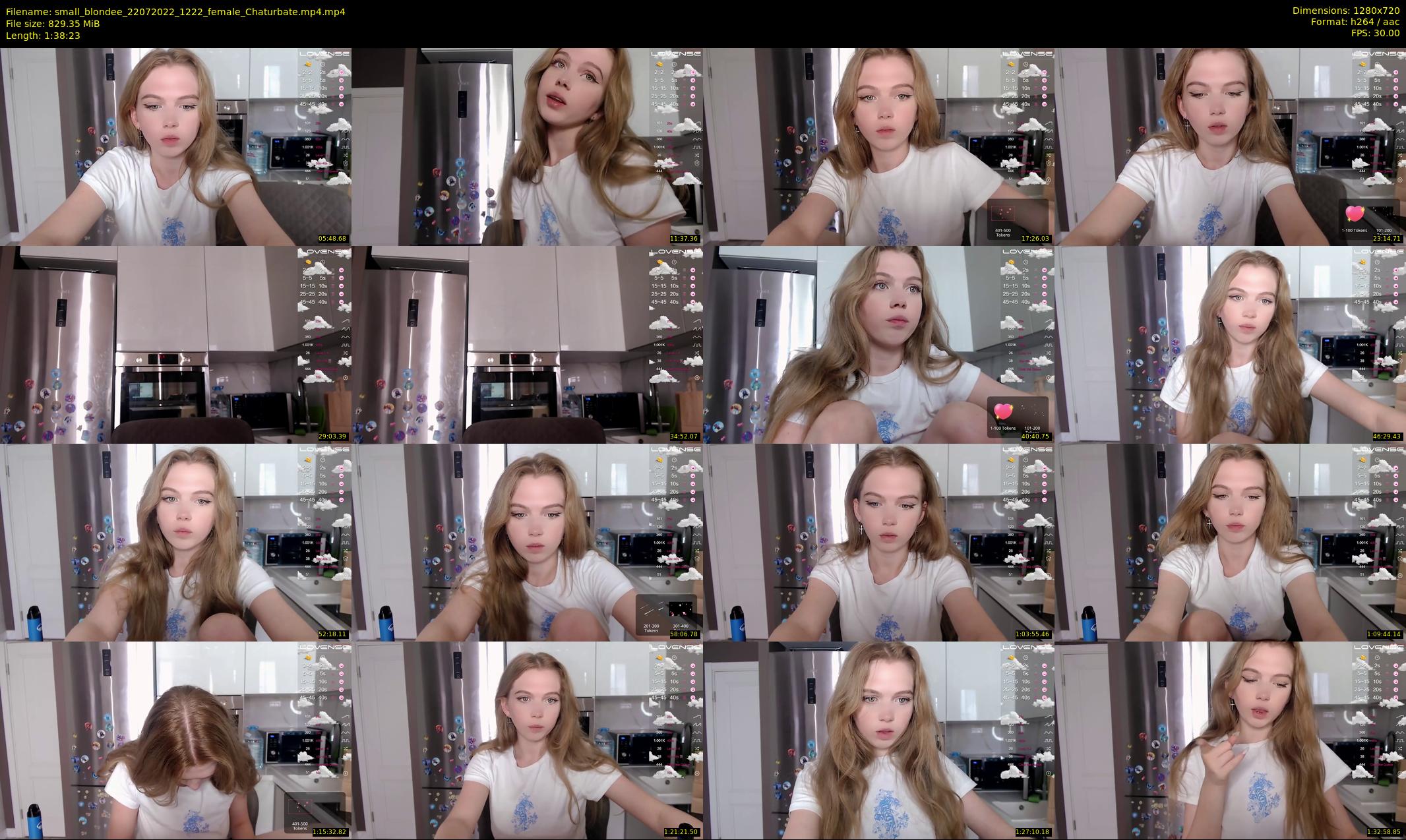 small_blondee — 99 minute Chaturbate female cam show recording, 720p, Jul 22, 2022